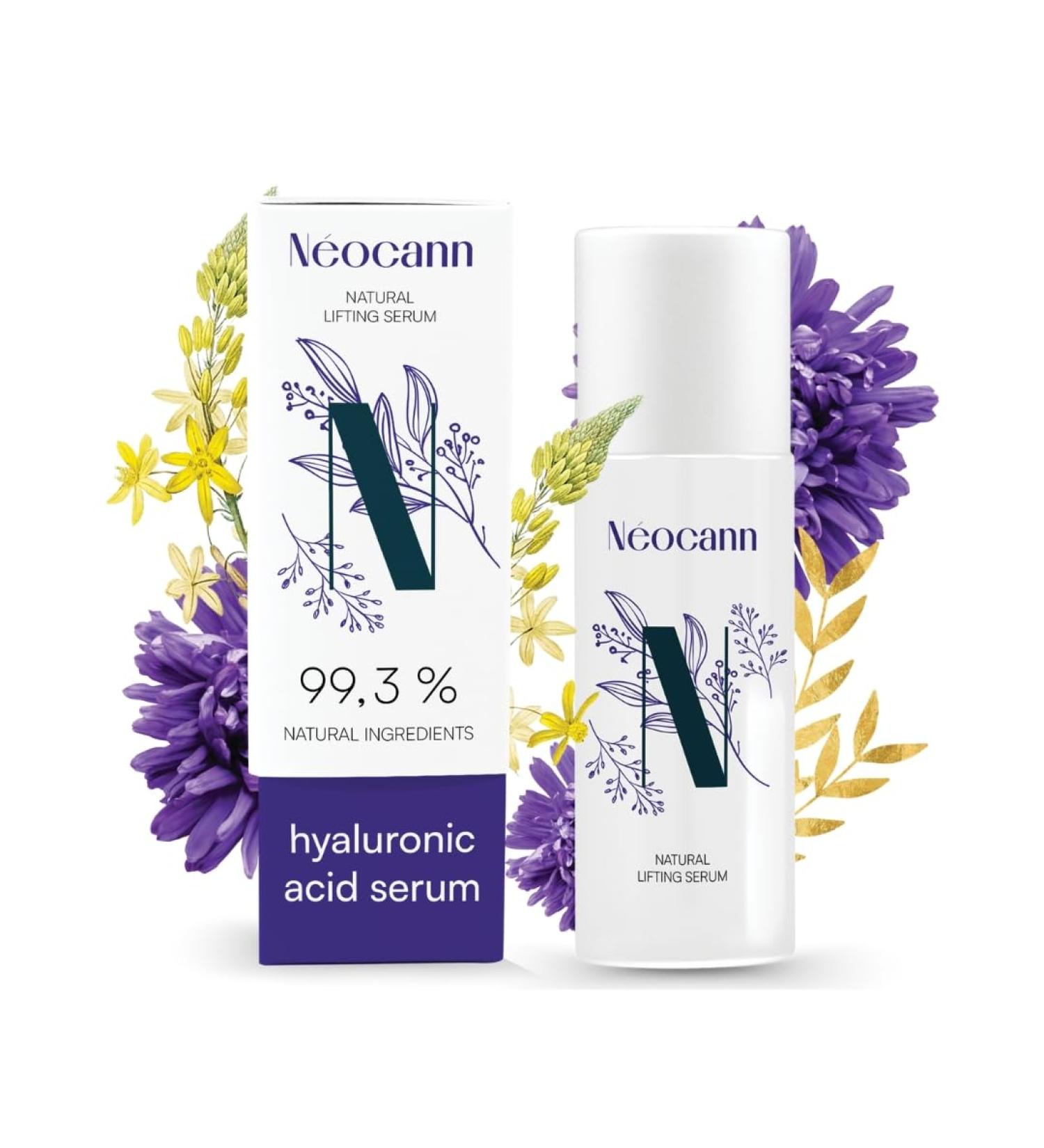  Annabis NEOCANN Natural Face Lifting Serum Hyaluronic Acid 50 ml - Moisturizing Anti-Wrinkle Natural Vegan - Face Neck and Neckline - More Filled and Nourished Skin - Women's Face Moisturizer ANNABIS - Buy Online on GoSupps.com