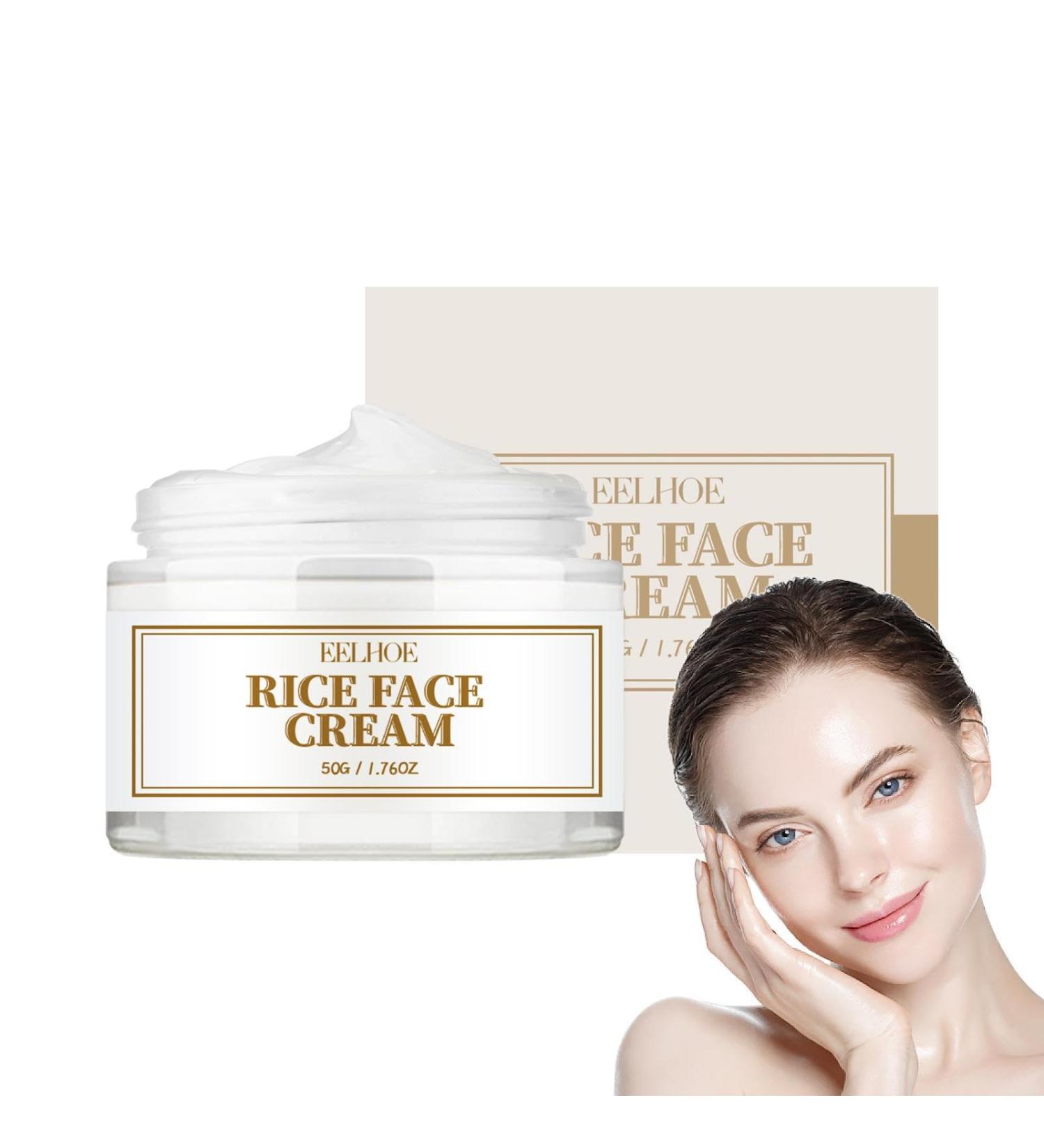  woyufen Rice Moisturizing Face Cream - Moisturizing and Brightening Cream - Rice Face Cream Skin Brightening Priz Care Woyufen - Buy Online on GoSupps.com