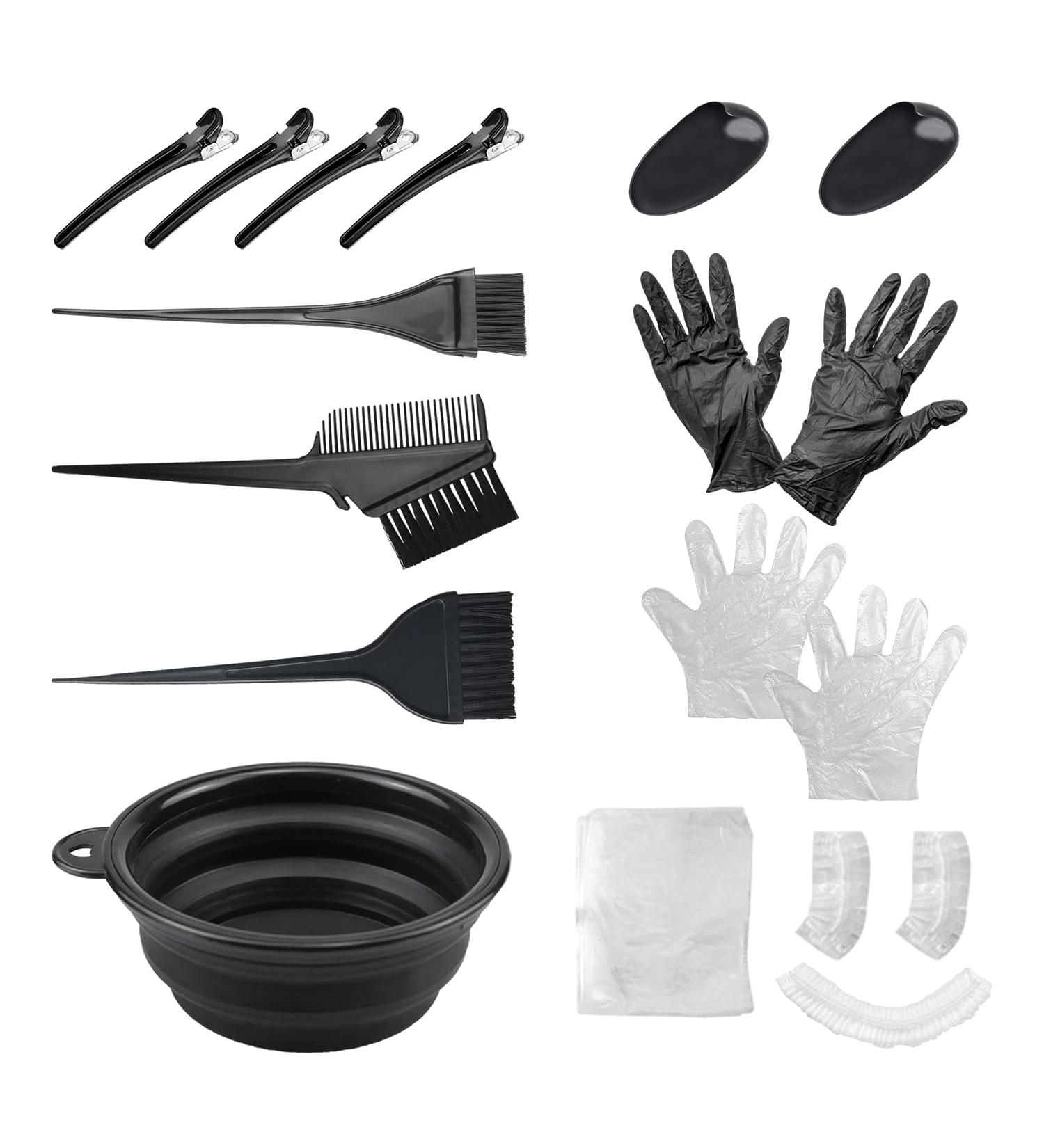 Memofynd 14-Piece Hairdressing Salon Set | DIY Hair Dye Tools & Accessories | Home Salon Hair Dye Kit - Buy Online on GoSupps.com