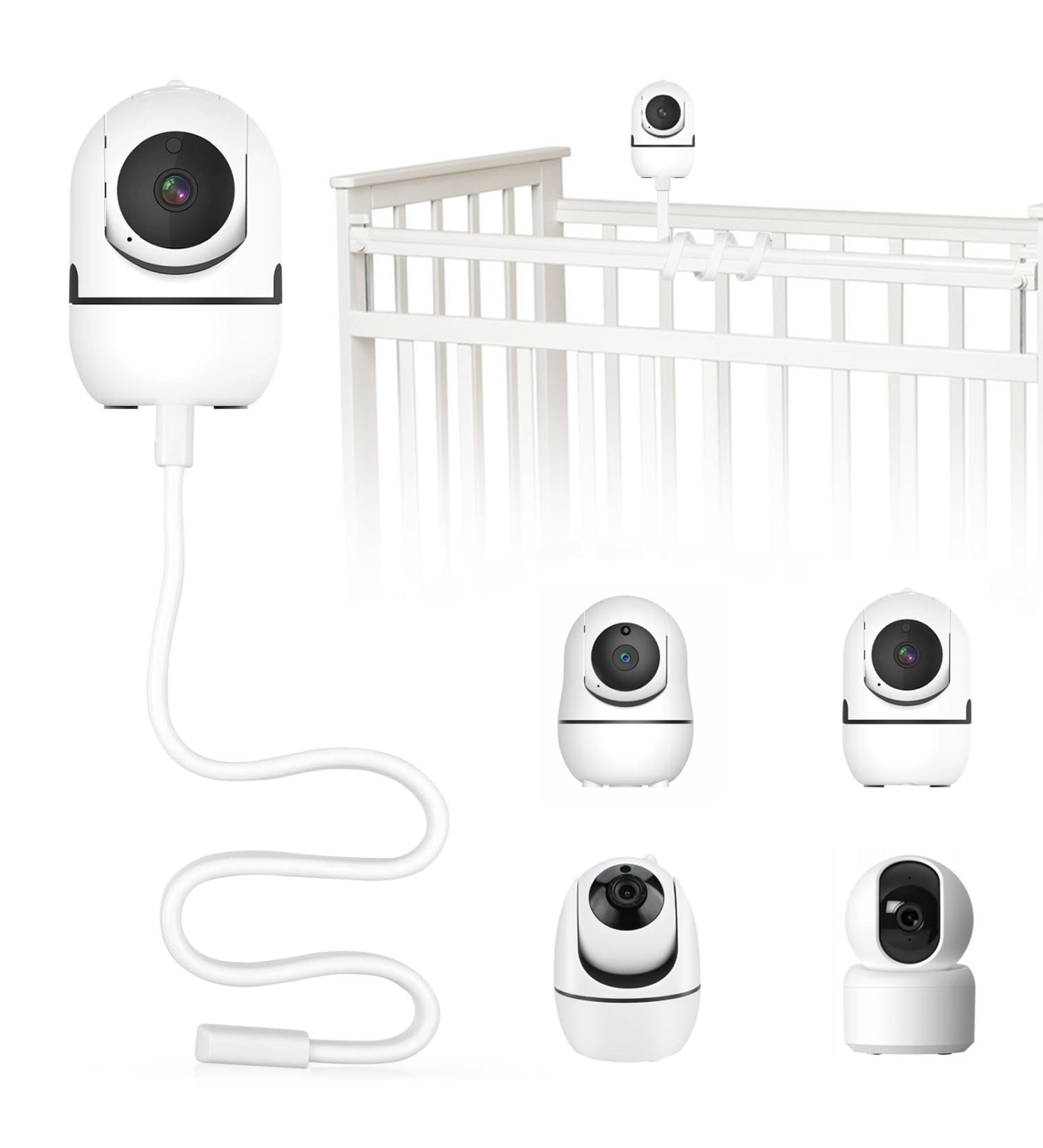 Rierousy Baby Monitor Holder - Universal Baby Camera Holder Compatible with Most Brands (White) - Secure & Convenient - Buy Online on GoSupps.com