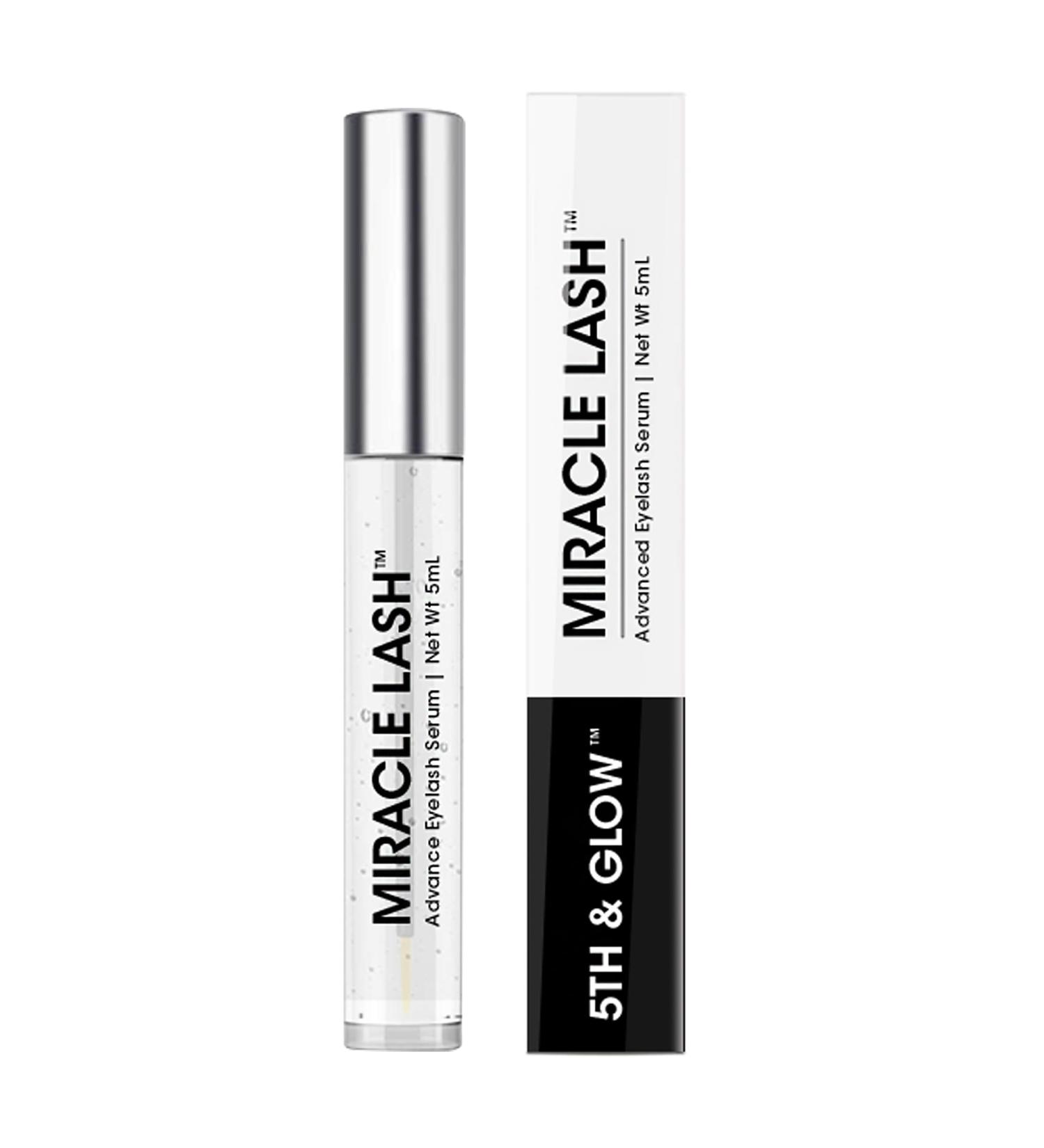 5th & Glow Miracle Lash Enhancing Serum | Nourish Hydrate & Promote Eyelash Growth | International Shipping Available - Buy Online on GoSupps.com