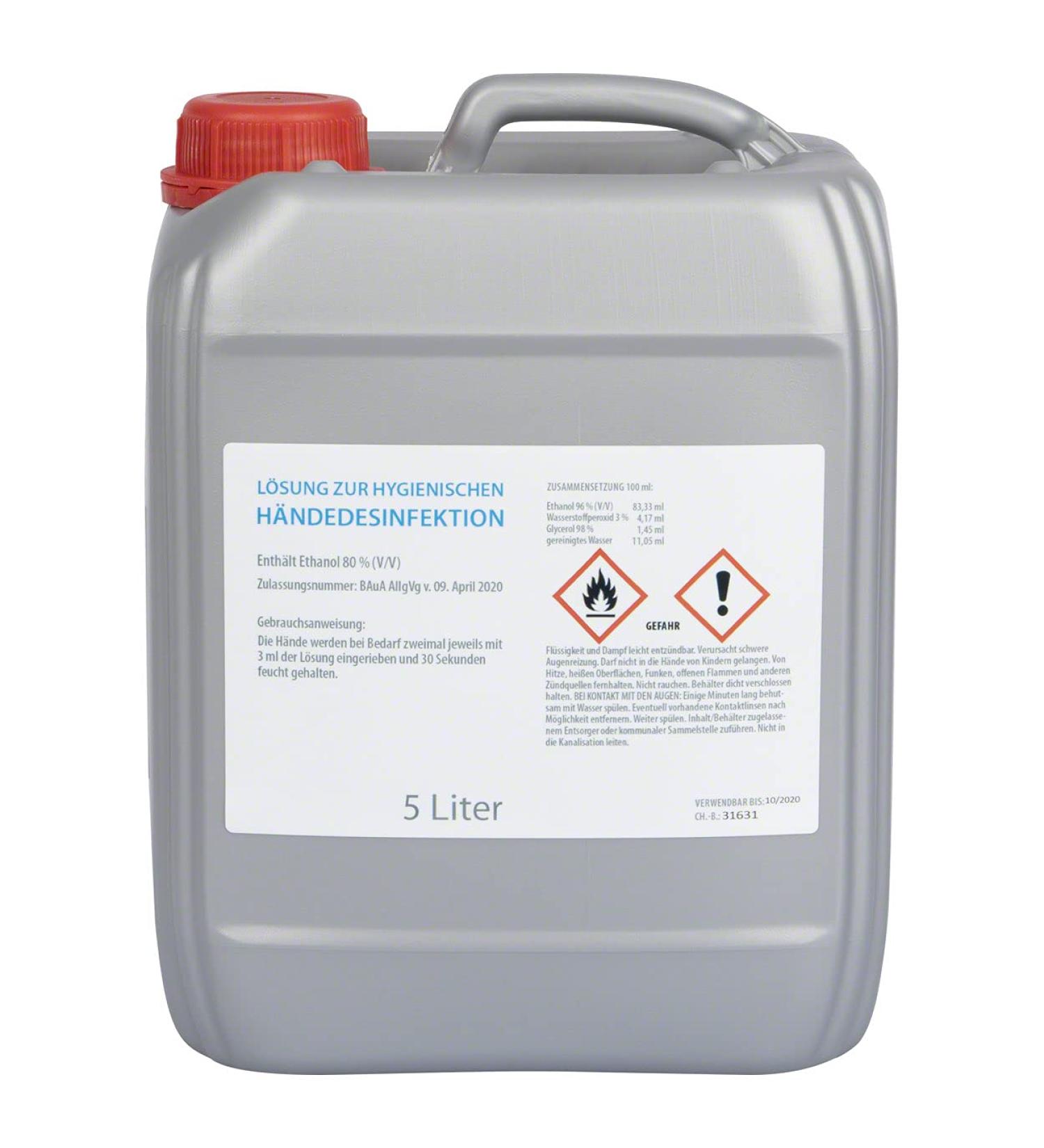 Buy CosiMed Hand Disinfectant - Skin-Friendly 5L | Fast International Shipping - Buy Online on GoSupps.com