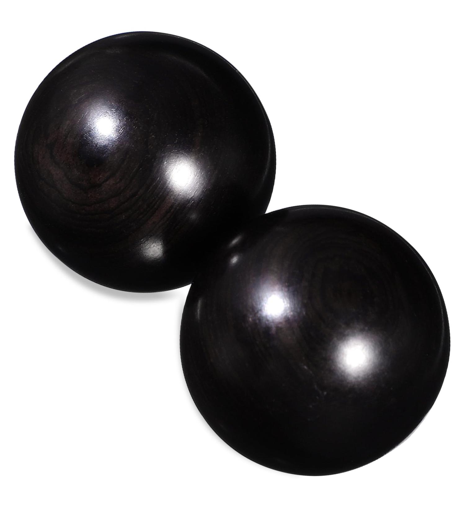 Beavorty 2ST Hand Massage Balls - Handmade Sandalwood Fitness & Stress Relief - Perfect for Hand Exercises - Purple Color - Buy Online on GoSupps.com