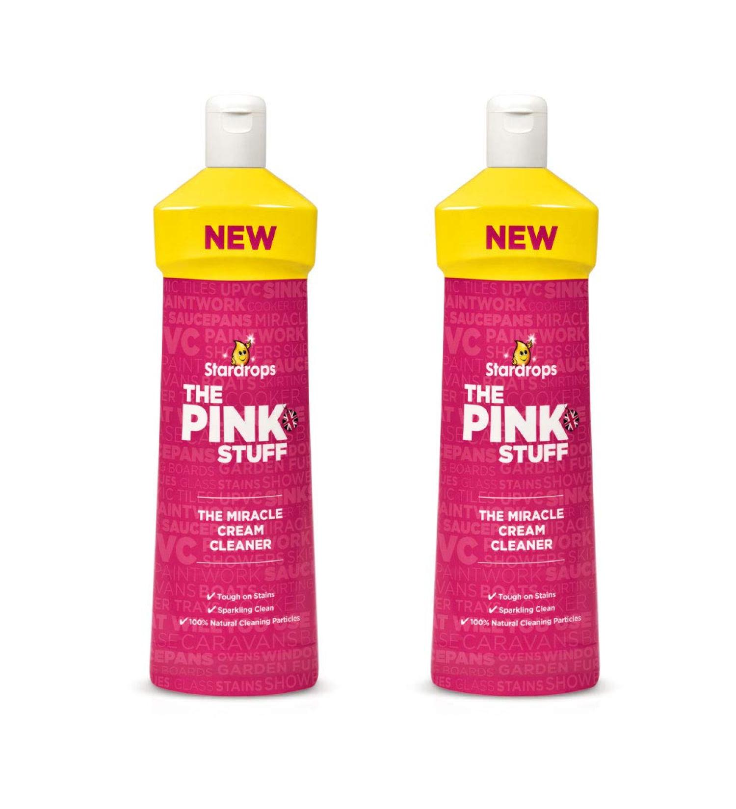 THE PINK STUFF Stardrops The Miracle Multi Purpose Cleansing Cream 500ml (2 x 500ml)