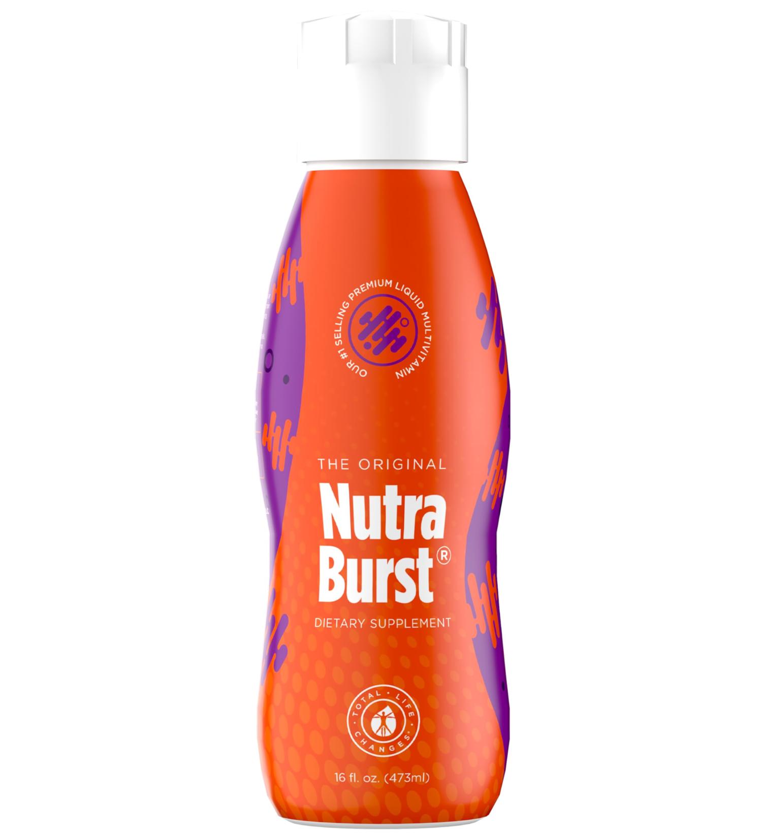 NutraBurst - Liquid Multivitamin Daily Nutritional Support Packed with Essential Vitamins and Minerals 16 fl. oz 16 Fl Oz (Pack of 1) - Buy Online on GoSupps.com