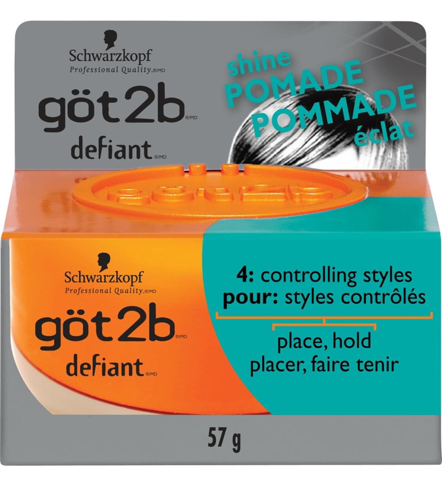 got2b Defiant Define & Shine Pomade - International Shipping | 2 oz Hair Styling Product - Buy Online on GoSupps.com