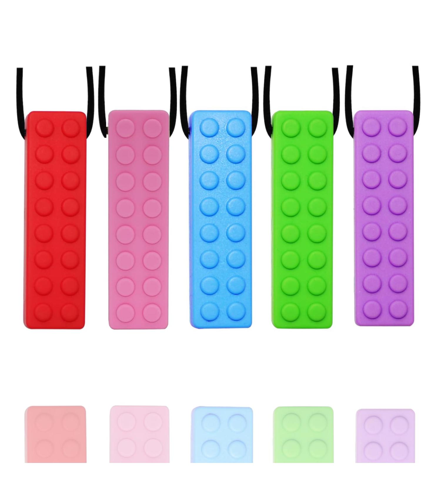 Maker Necklace for Autistic Kids | Durable Silicone Chew Collars & Pendants for Boys & Girls - International Shipping Available - Buy Online on GoSupps.com