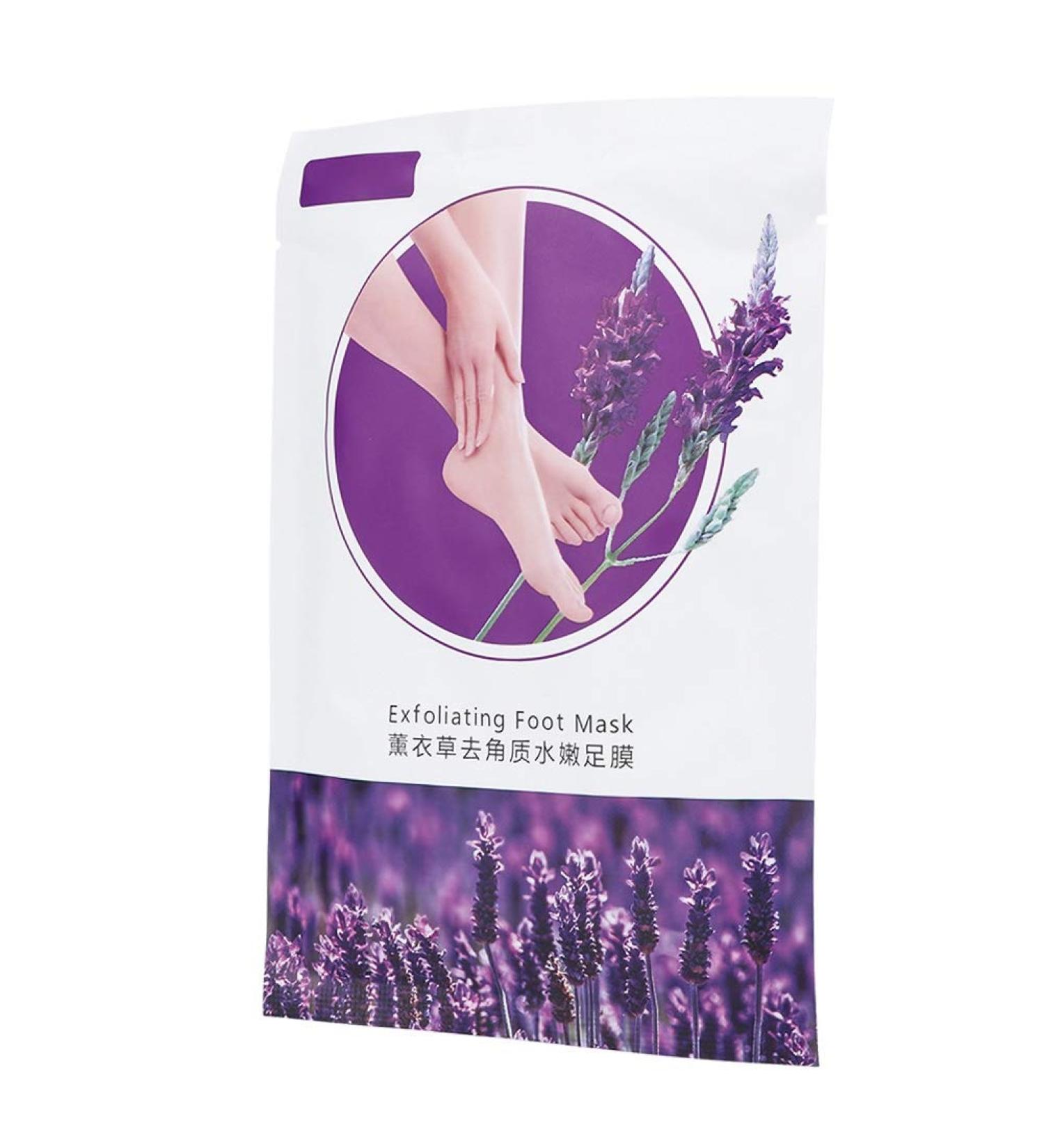 Weikeya Foot Peel Mask - Nourishing Lavender Oil Foot Masks for Dry Skin & Corn Removal | Unisex Foot Care Solution - Buy Online on GoSupps.com
