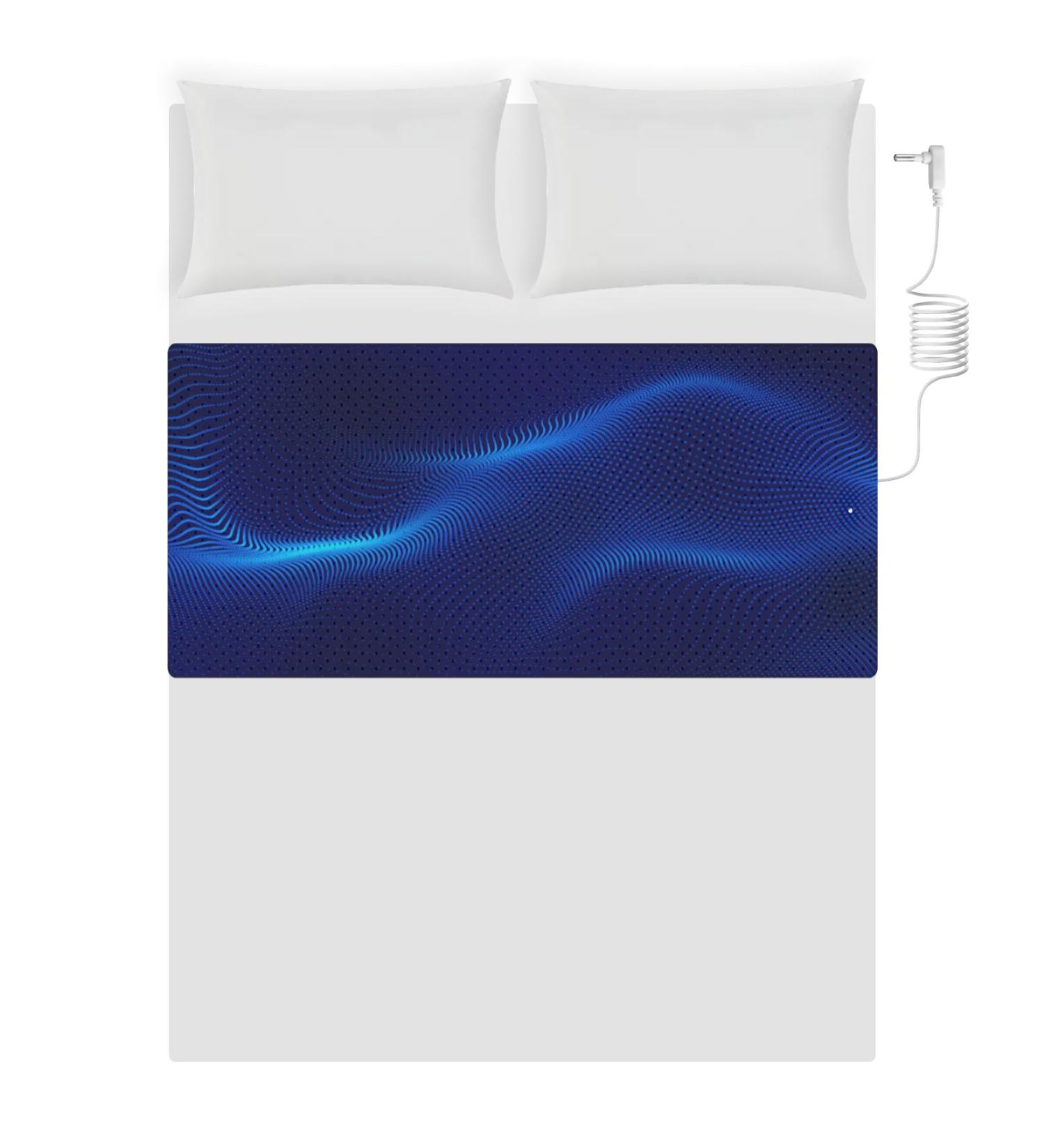 Grounding Mat for Bed | Sleep Better & Enhance Wellness | 27x60 Inches Black Queen - Anti-Slip PU Leather - Buy Online on GoSupps.com