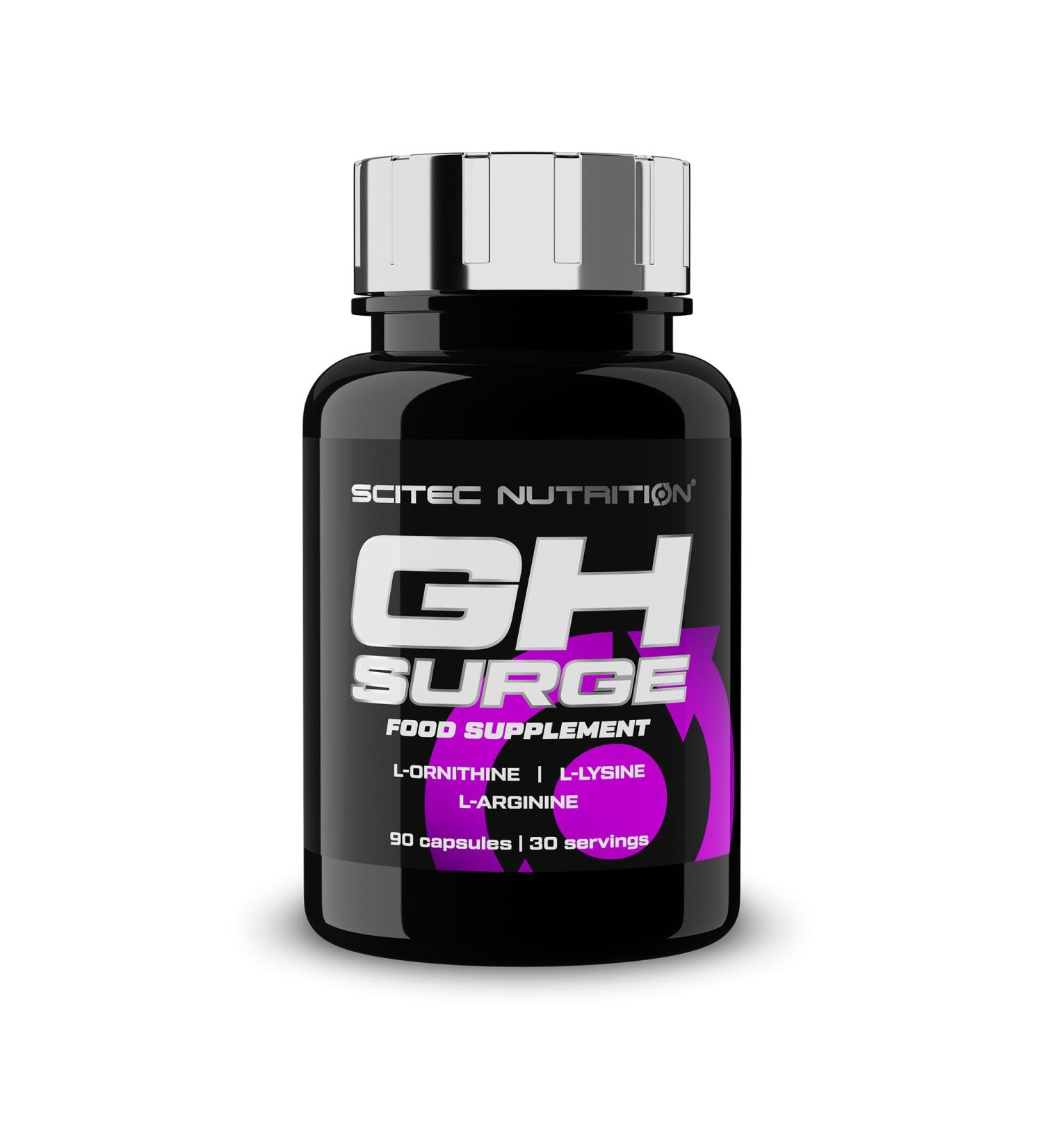 Scitec Nutrition GH Surge Capsules - L-Arginine, L-Ornithine, L-Lysine Supplement 90ct - Buy Online on GoSupps.com