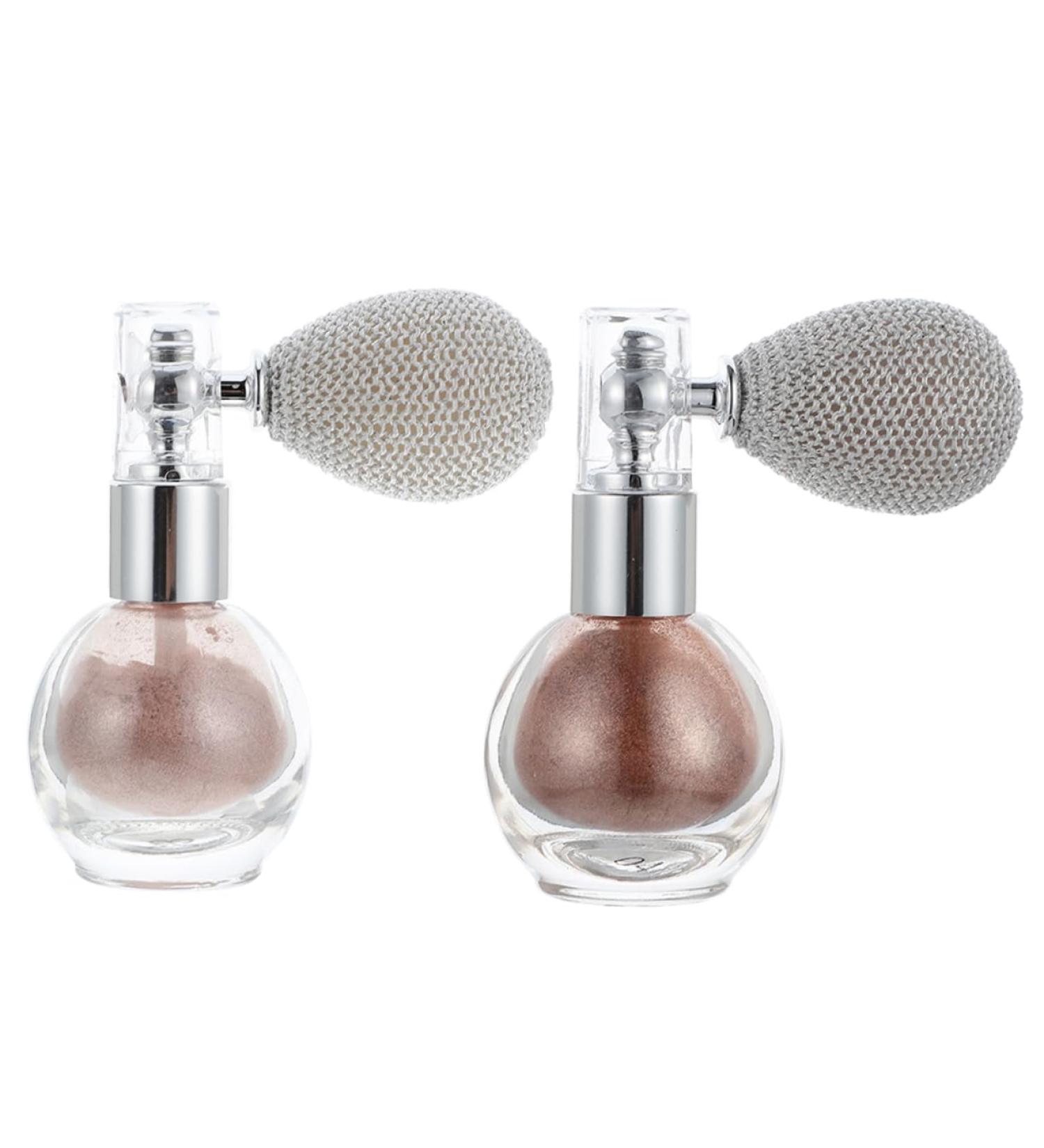 Beavorty 2pcs Spray Glitter Highlighter Shimmer Powder Body Powder Highlighting Powder Flash Blush Powder 1 count (Pack of 1) Assorted Color - Buy Online on GoSupps.com