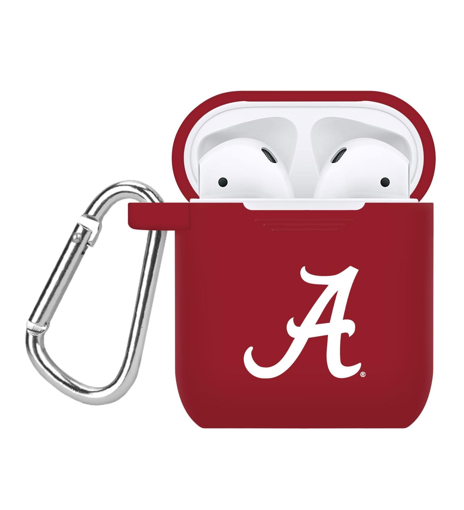 Alabama Crimson Tide Silicone AirPods Case Cover - Compatible with Apple AirPods Gen 1 & 2 (Crimson) - Buy Online on GoSupps.com