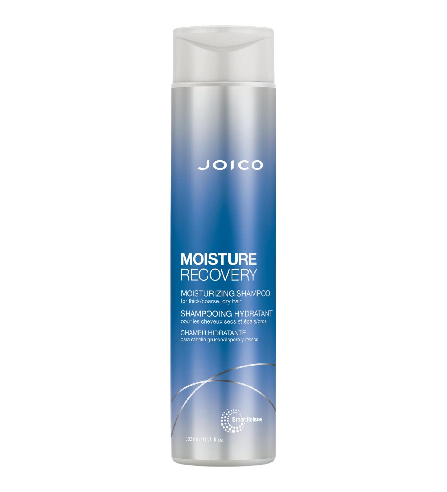 Joico Moisture Recovery Shampoo for Thick, Coarse, Dry Hair - 10.1 oz | Replenish Moisture, Restore Smoothness & Elasticity | With Jojoba Oil & Shea Butter - Buy Online on GoSupps.com