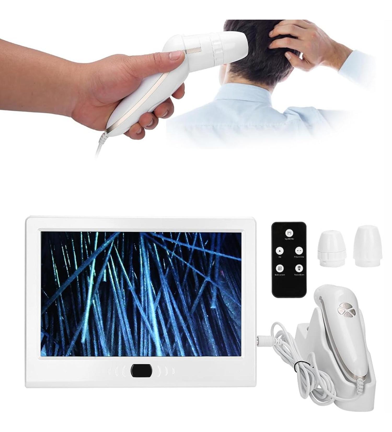 Skin Diagnosis Hair Analyzer 13 Inch Skin Scalp Detector Multifunctional Rechargeable Hair Follicle Skin Analyser Machine for Analysis Scalp Home Salon Spa - Buy Online on GoSupps.com