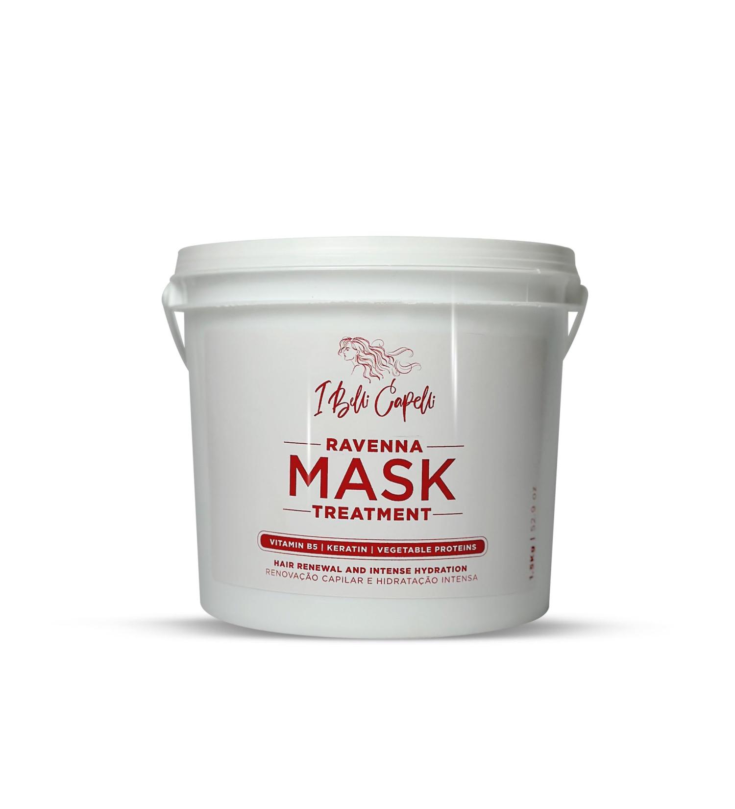 Masque Professionnel Ravenna pour Cheveux Ab m s - Brillance Intense & Hydratation pour Tous les Types de Cheveux - Masque Capillaire Profond pour Cheveux Secs Mascarilla Para El Cabello Grande Tail - Buy Online on GoSupps.com