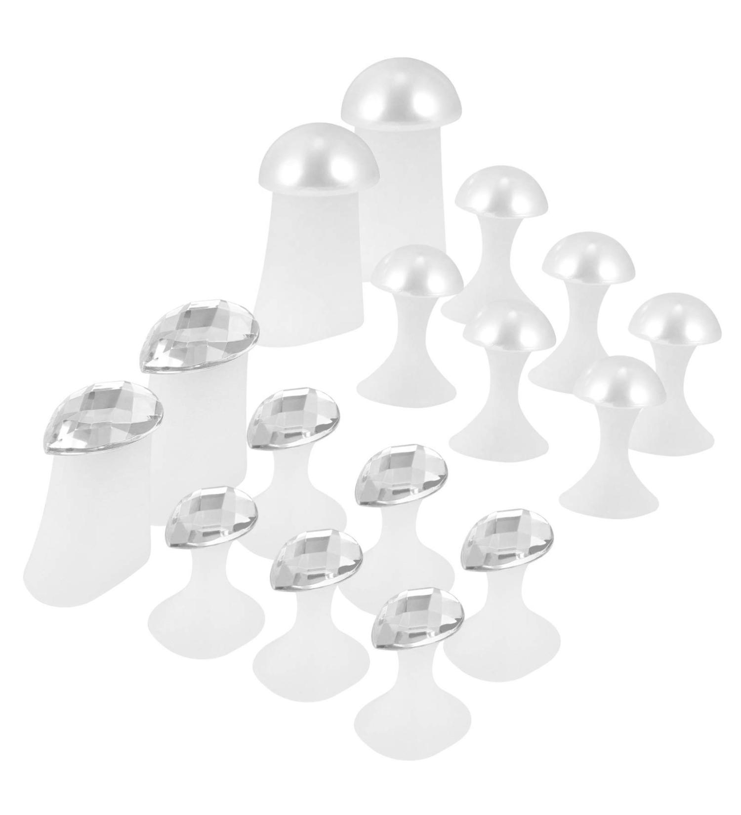 Minkissy Silicone Toe Separators - Pearl Style Spacers for Pedicures and Nail Art at Home or Salon - Buy Online on GoSupps.com
