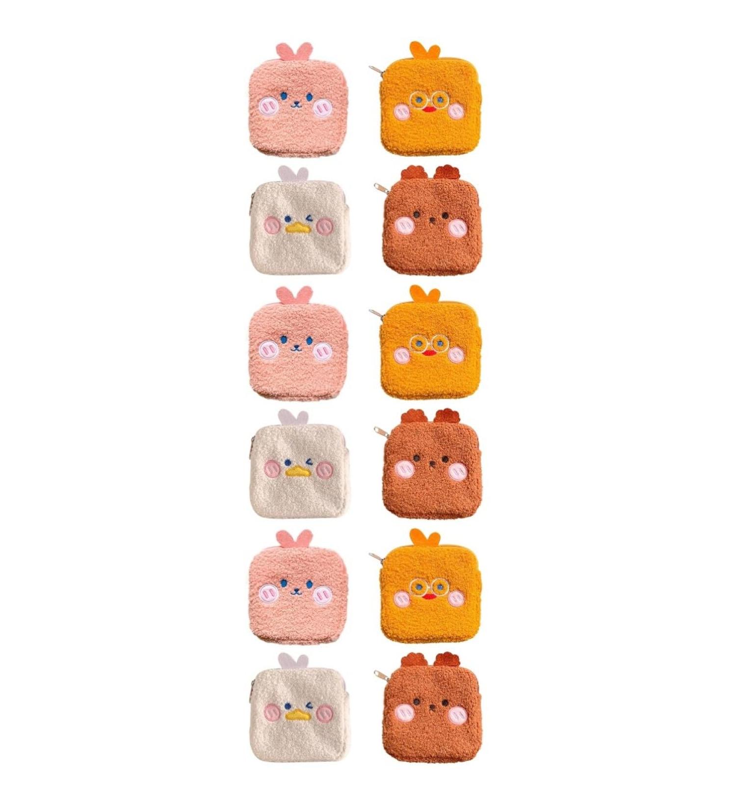 Shop Healeved 12 Pcs Stylish Storage Bags for Women - Tampon Bandage & Napkin Organizer with Zipper - Perfect Travel Accessories - Buy Online on GoSupps.com