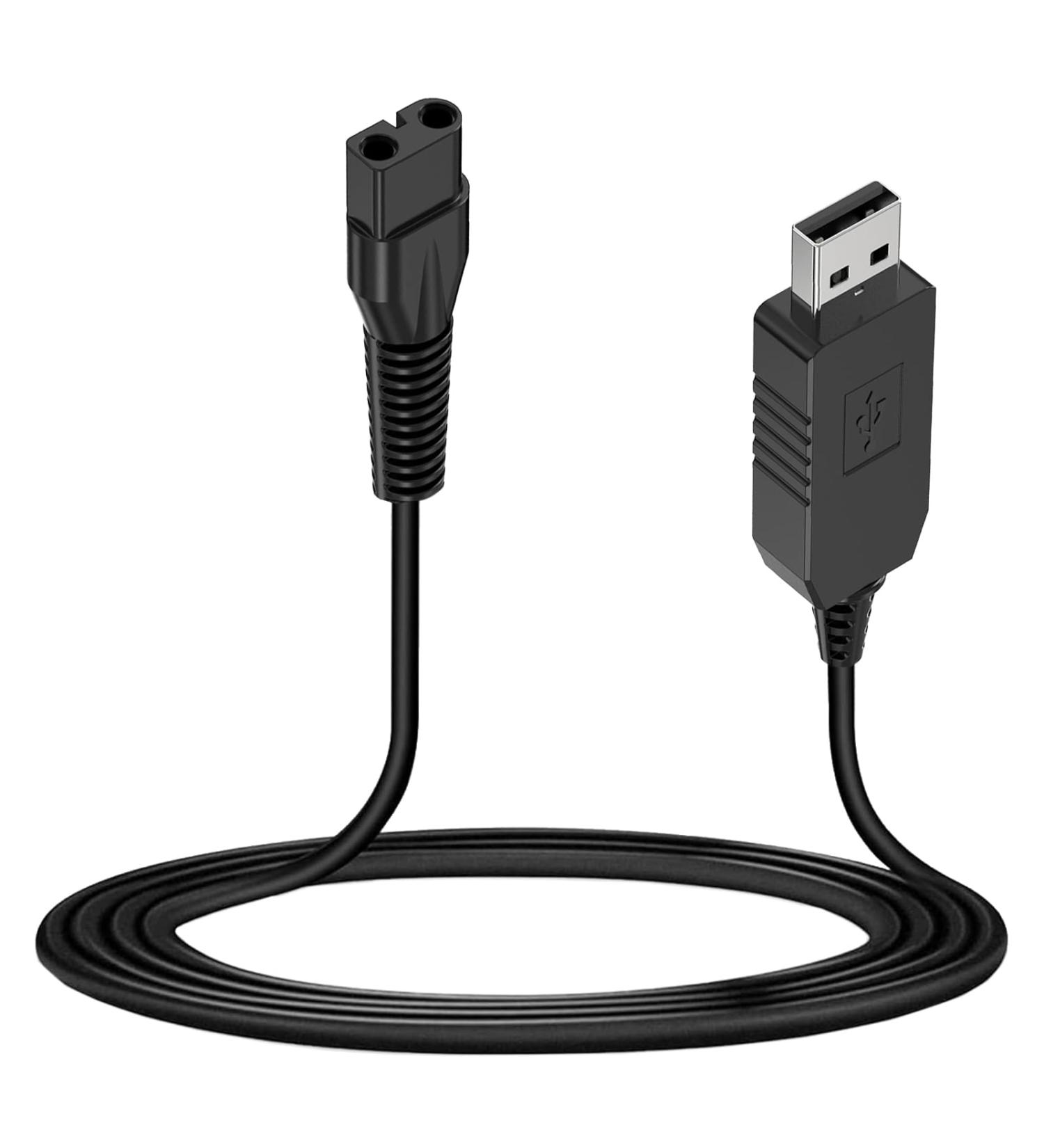 USB Charger Cord for Skull Shaver Pitbull Gold Pro & Wahl Shave - Premium Replacement Charging Cable - Buy Online on GoSupps.com