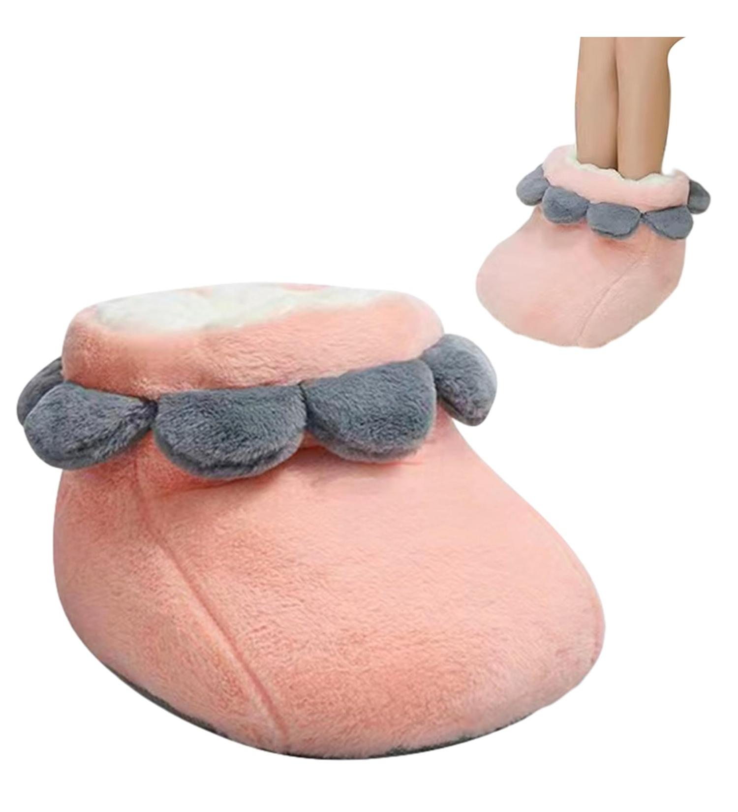 Wobblo Soft Foot Warmer for Women - USB Heated Slippers with Temperature Control | Perfect for Cold Weather Work Travel & Leisure - Buy Online on GoSupps.com
