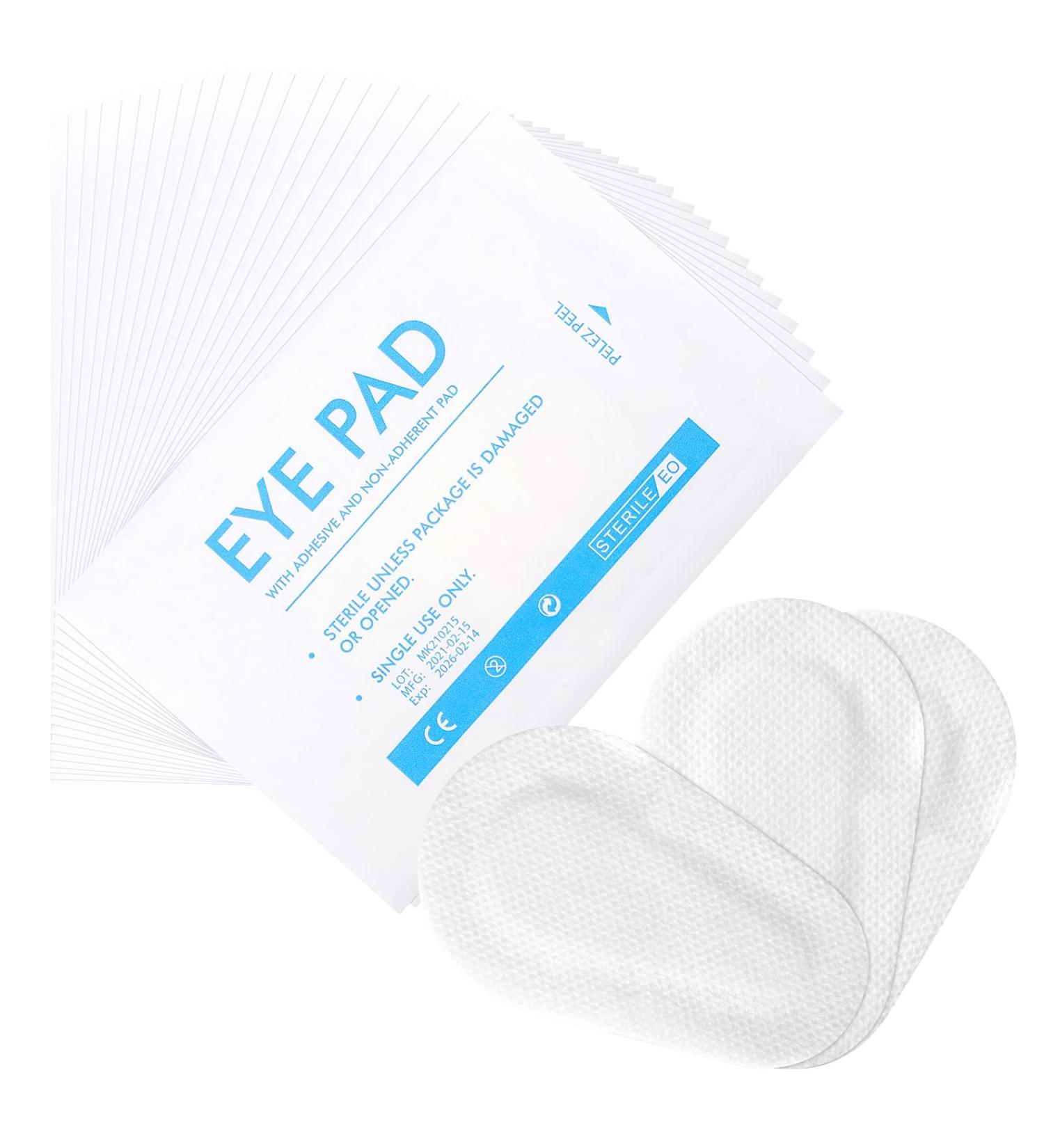 FRCOLOR 20pcs Disposable Eye Pads - Sterile Non-Woven Eye Patch Stickers for Adults & Kids | Soft Self-Adhesive Eye Covers - Buy Online on GoSupps.com