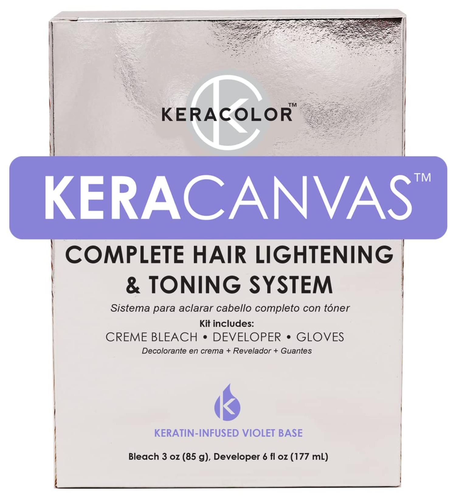 Keracolor Keracanvas Hair Bleach Kit - Complete Lightening & Toning System - Buy Online on GoSupps.com