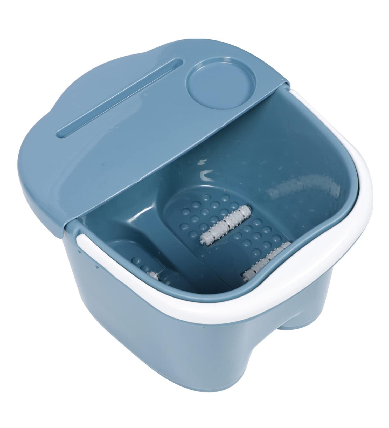 Foot Soak Bath Tub Spa: Basin Big Footbath Bucket Soaker Bowl Pedicure Foot Soak Home Foot Spa Treatment Dead Skin Remover Blue - Buy Online on GoSupps.com