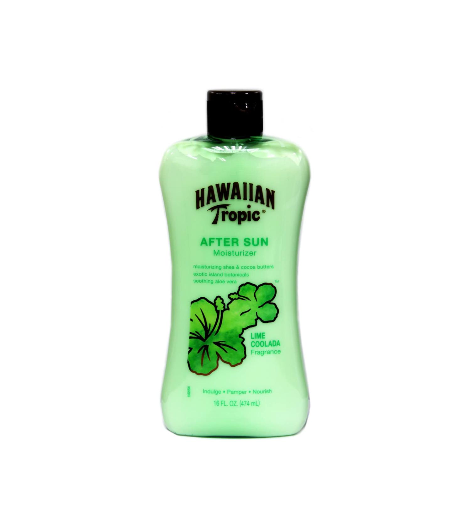 Hawaiian Tropic Lime Coolada After Sun Moisturizer 16 oz - Hydrating and Soothing Formula - Buy Online on GoSupps.com
