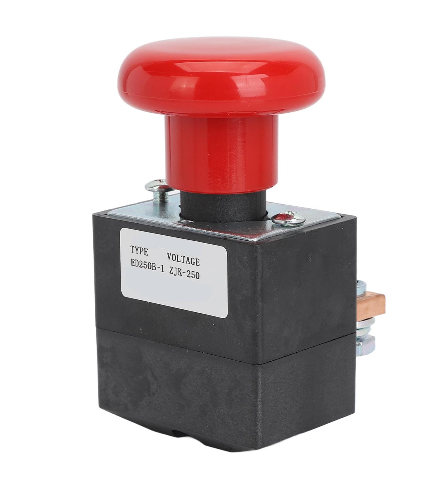 Emergency Stop Switch Emergency Shut Off Switch Stable DC80V Rapid Response Long Lasting for Electric Stacker Forklift Pallet Car (250A) - Buy Online on GoSupps.com