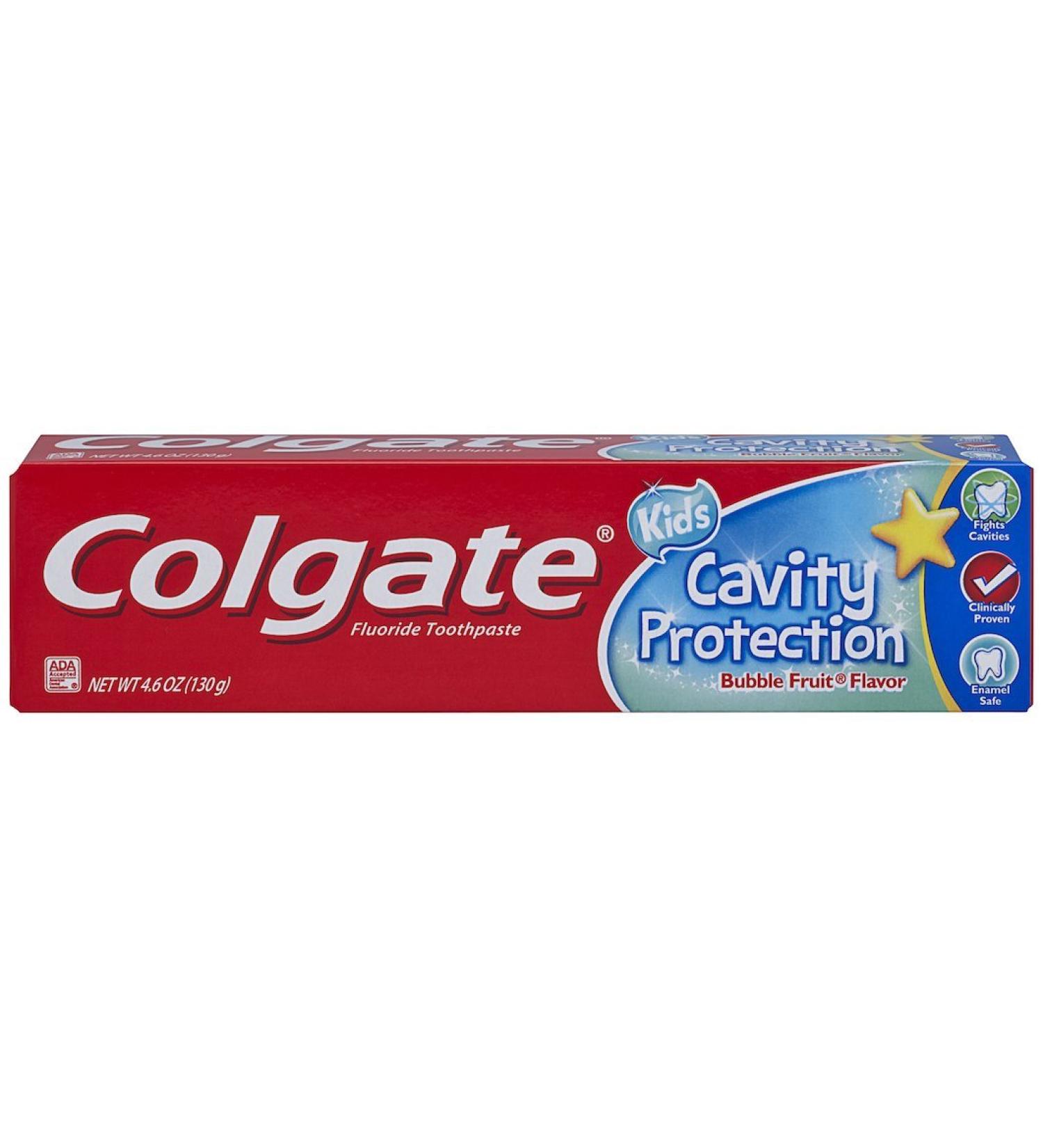 Colgate Kids Cavity Protection Toothpaste - Bubble Fruit Flavor, 4.6 Ounce, ADA-Accepted - Buy Online on GoSupps.com