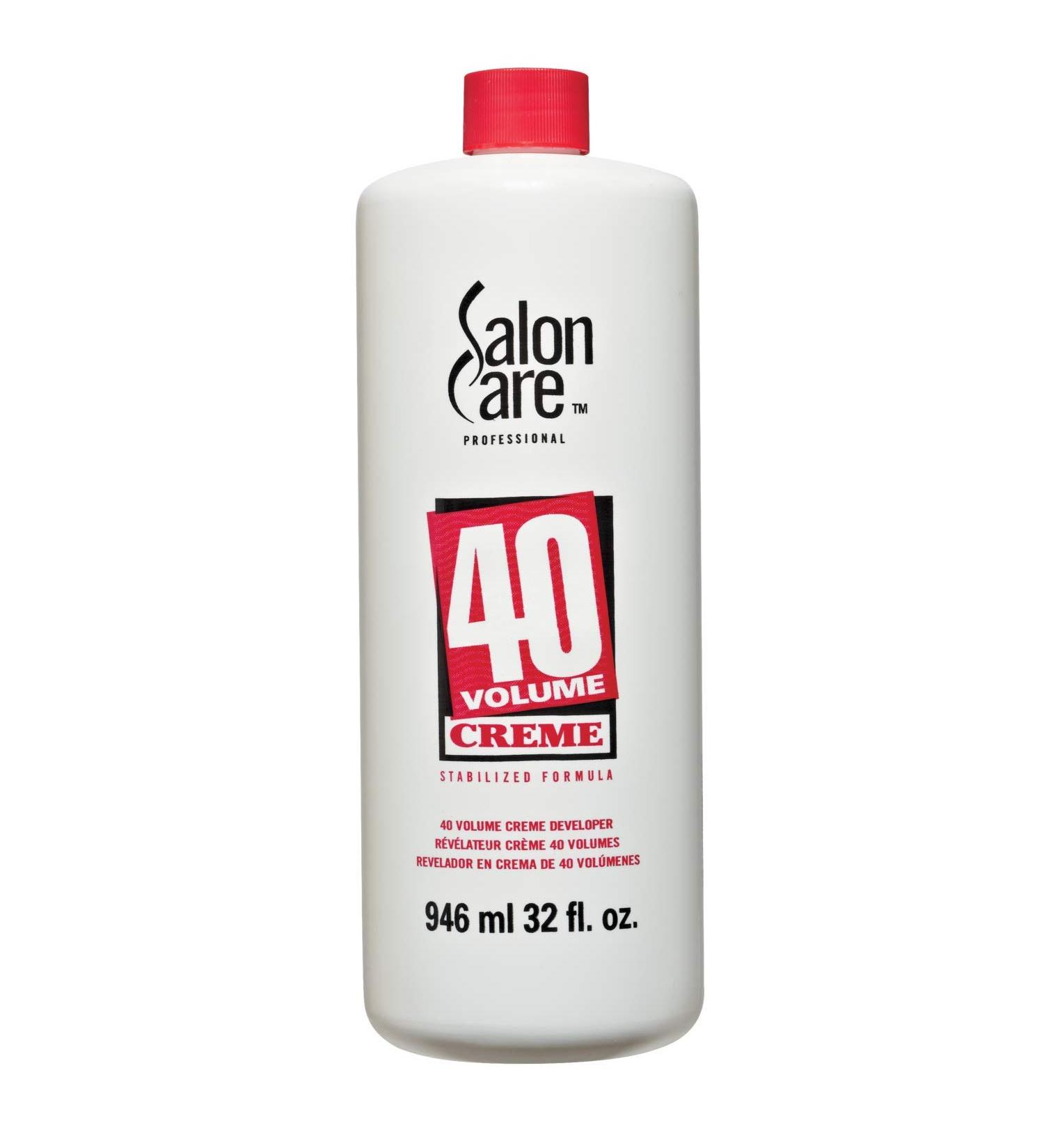 Salon Care 40 Volume Creme Developer, 32 oz 32 Fl Oz (Pack of 1)