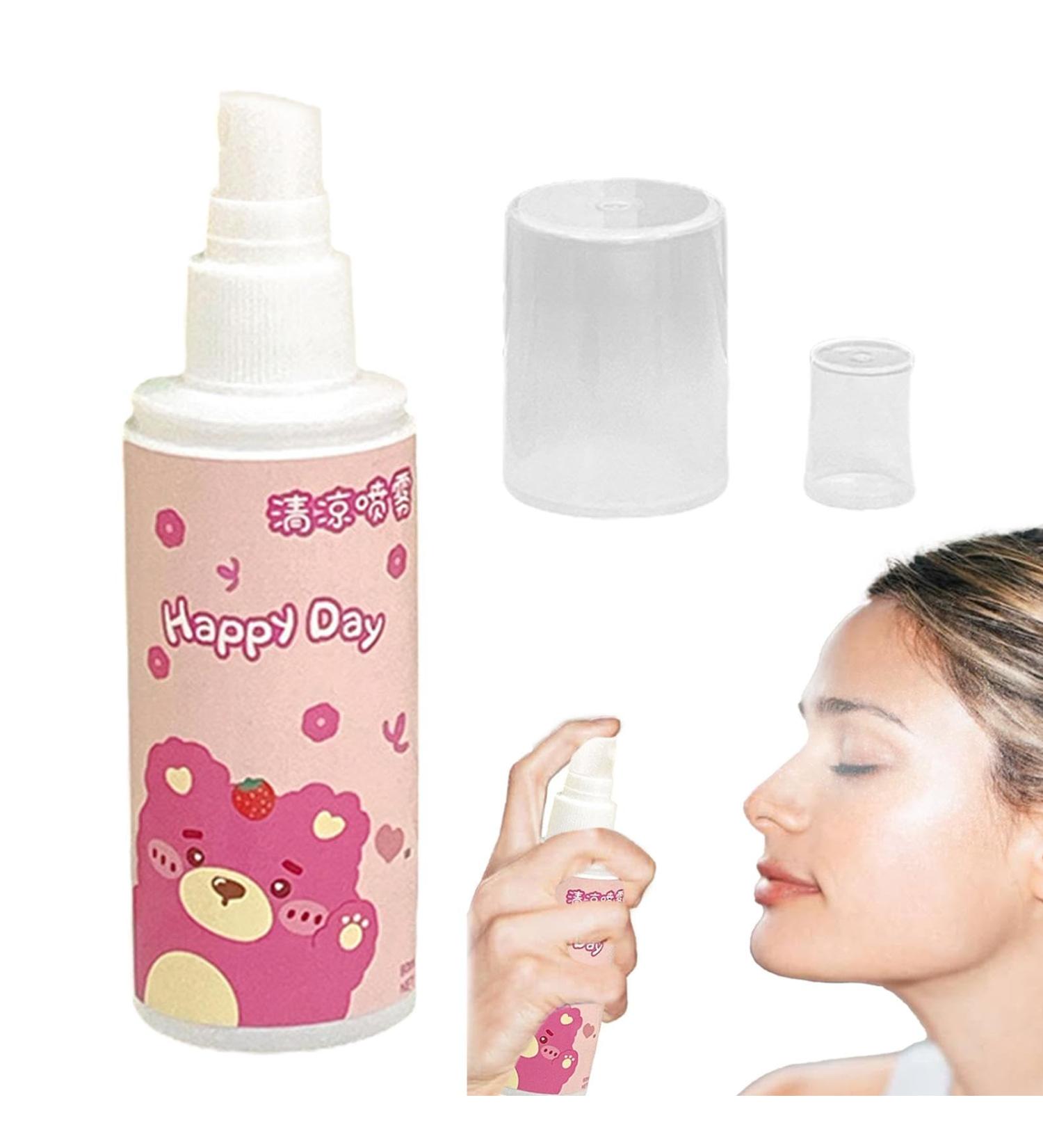 Buerfu Cooling Spray For Skin - 80ml Full Body Cooling Mist - Instantly Reduce Temperature Spray Small Lightweight Refreshing Protective Skin-friendly Spray For Face And Body Bear - Buy Online on GoSupps.com