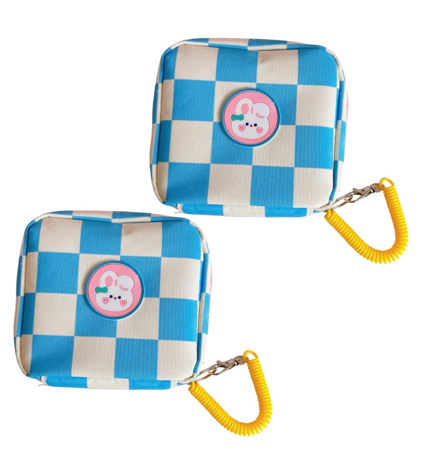 Aunt's Towel Storage Bag Organizer - Set of 2 | Travel & Make up Bag | Purse & Sanitary Napkin Holder | Nursing Pad & Period Pad Pouch - Buy Online on GoSupps.com