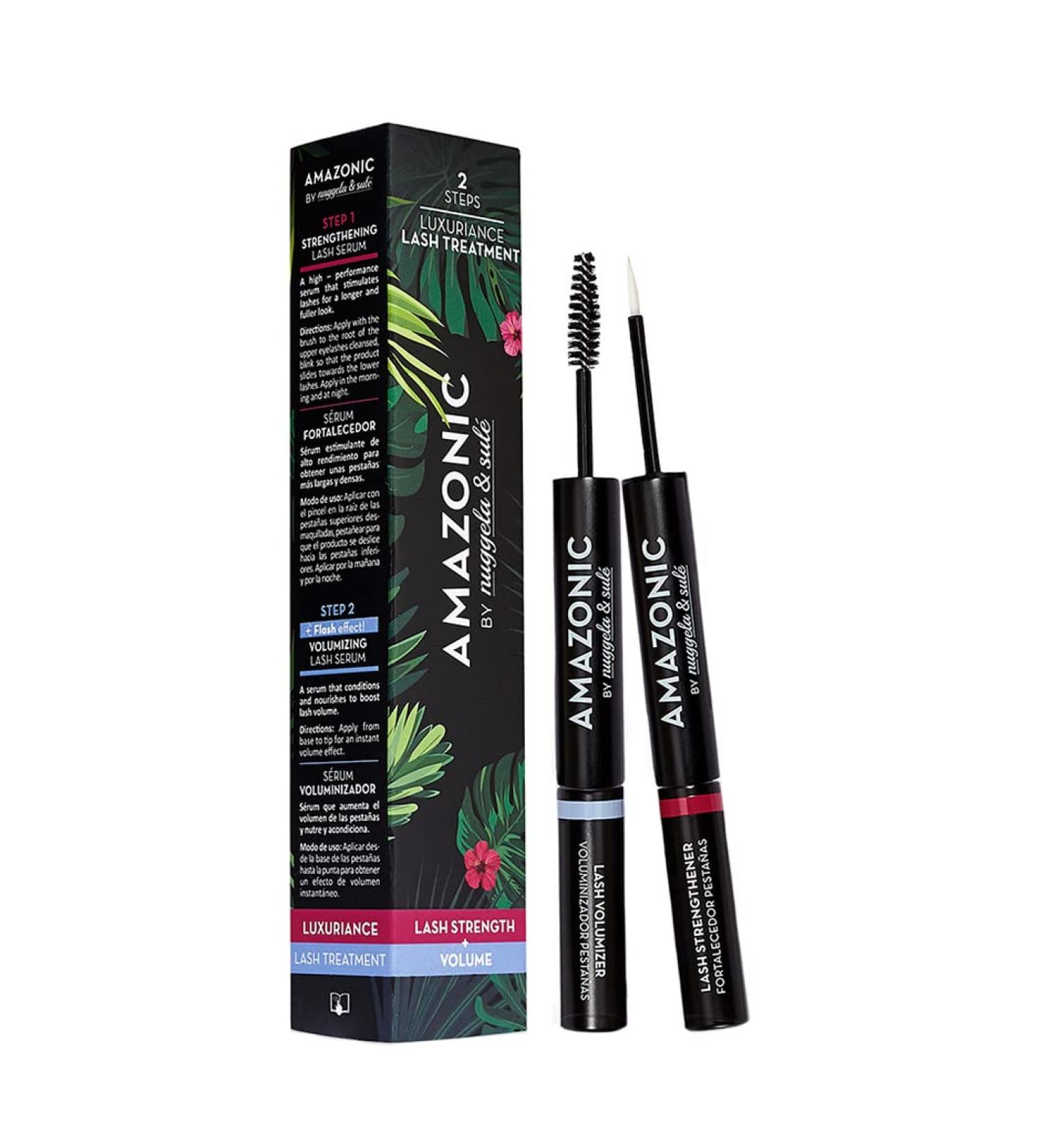 Nuggela & Sul S rum Amazonic Croissance Cils. Rehausseur de Cils Double Action : Renforcement + Volume. 3 ml + 3 ml - Buy Online on GoSupps.com