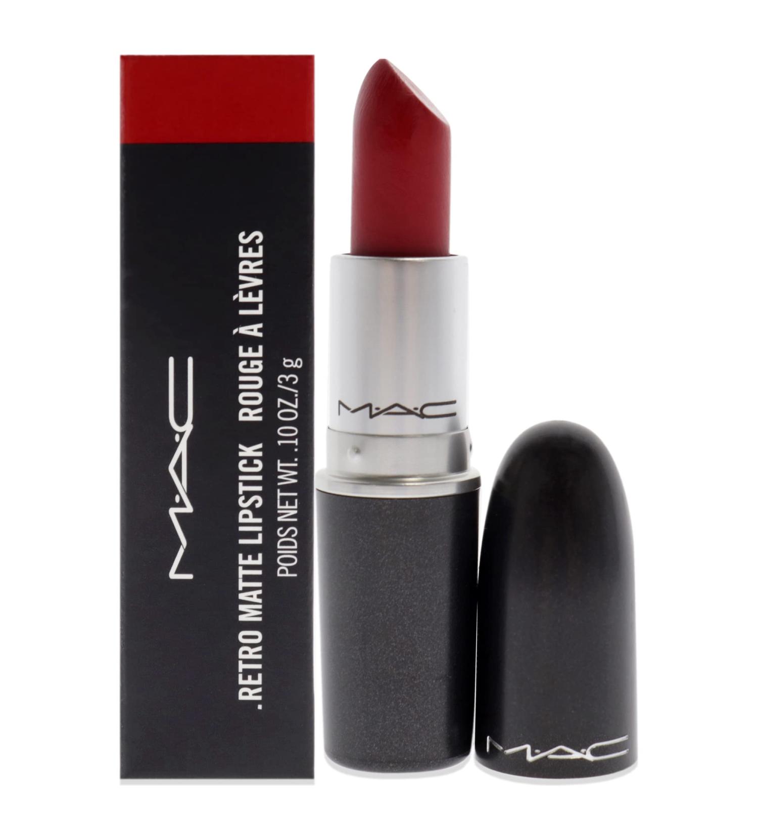 MAC Retro Matte Ruby Woo Lipstick 0.1 oz - Long-Lasting Lipstick for Women - Buy Online on GoSupps.com