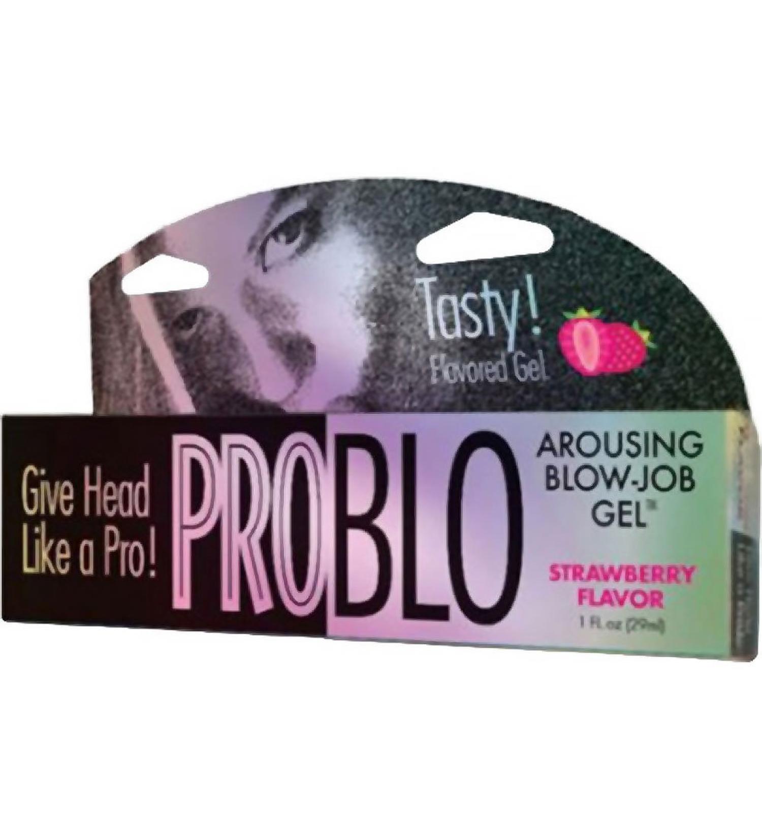PROBLO AHH SOME BLOW JOB GEL STRAWBERRY 1 OZ - Buy Online on GoSupps.com
