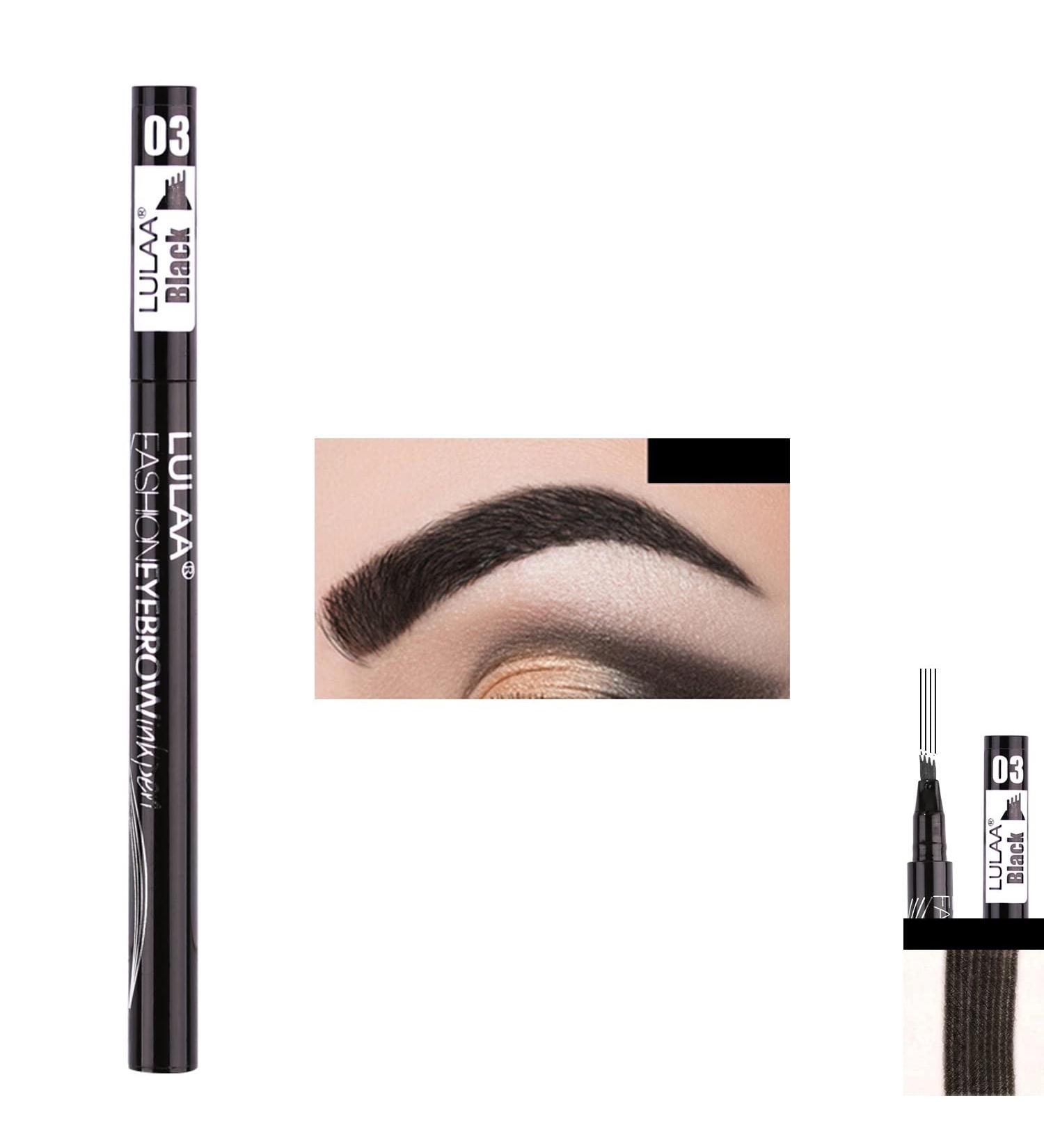 LULAA P-Beauty Waterproof Long Lasting Eyebrow Pencil 4 Colors 4 Tips - Buy Online on GoSupps.com