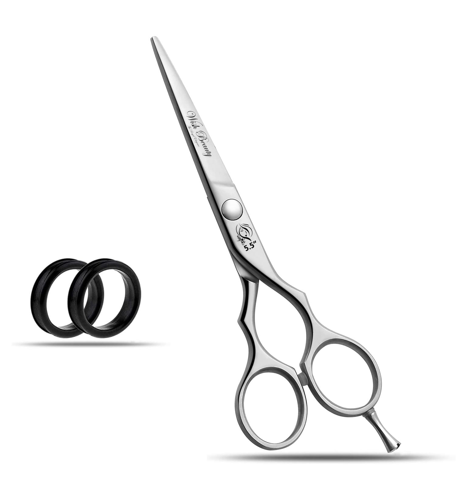 Glamified Glam Hairdressing Barber Hair Scissor for Professional Hairdressers Barbers Stainless Steel Hair Cutting Shears - for Salon Barbers Men Women Children and Adults - Buy Online on GoSupps.com