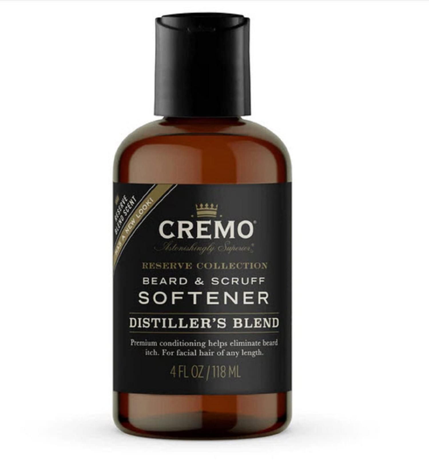 Cremo Beard Softener Distiller's Blend Reserve 4 fl oz - Smooth & Nourish - Buy Online on GoSupps.com