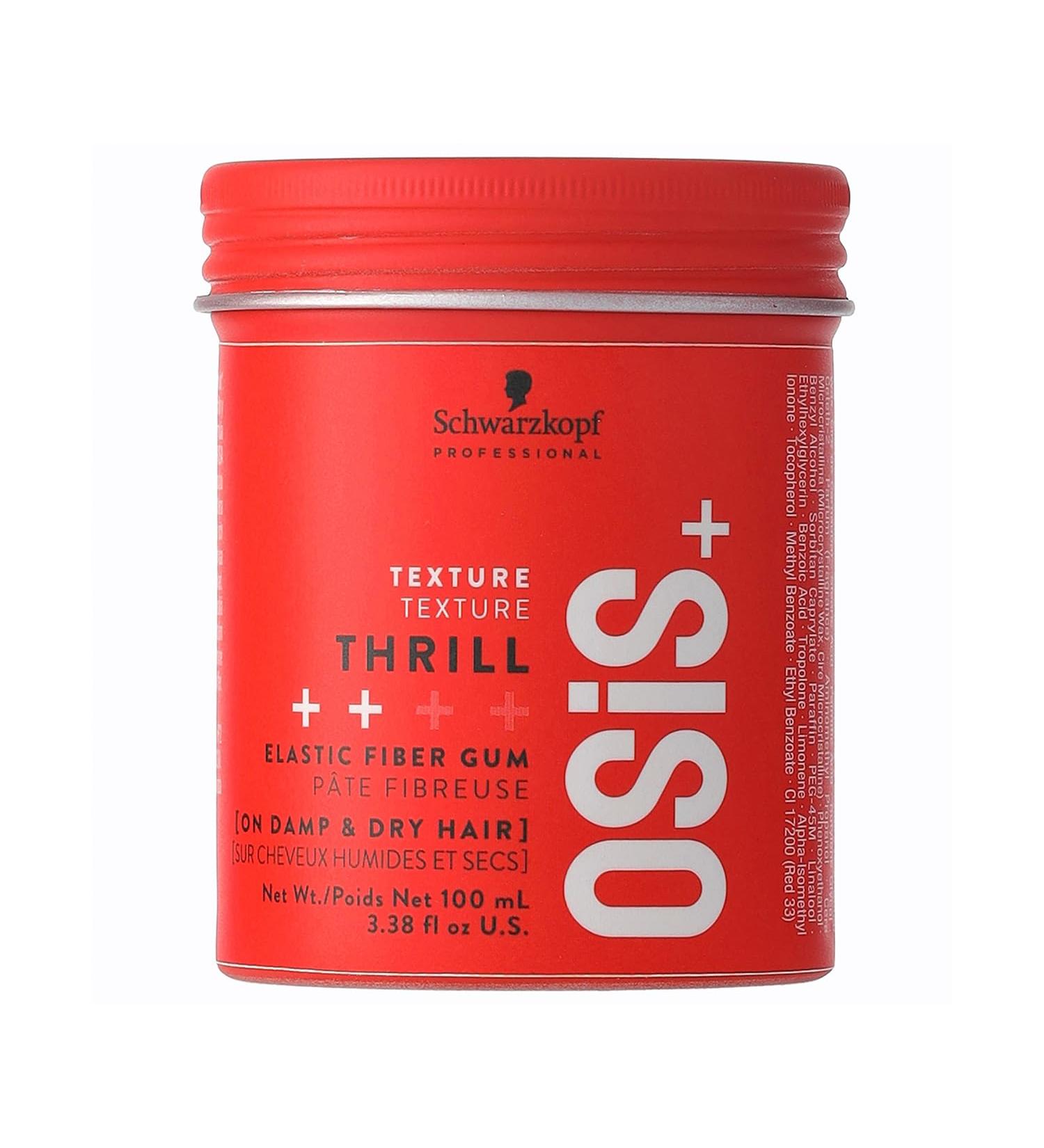 Schwarzkopf Professional OSiS Thrill Hair Styling Fibre Paste Flexible Reshapeable Texture Shine Definition Eliminates Frizz and Flyaways Normal Hold 100 ml - Buy Online on GoSupps.com