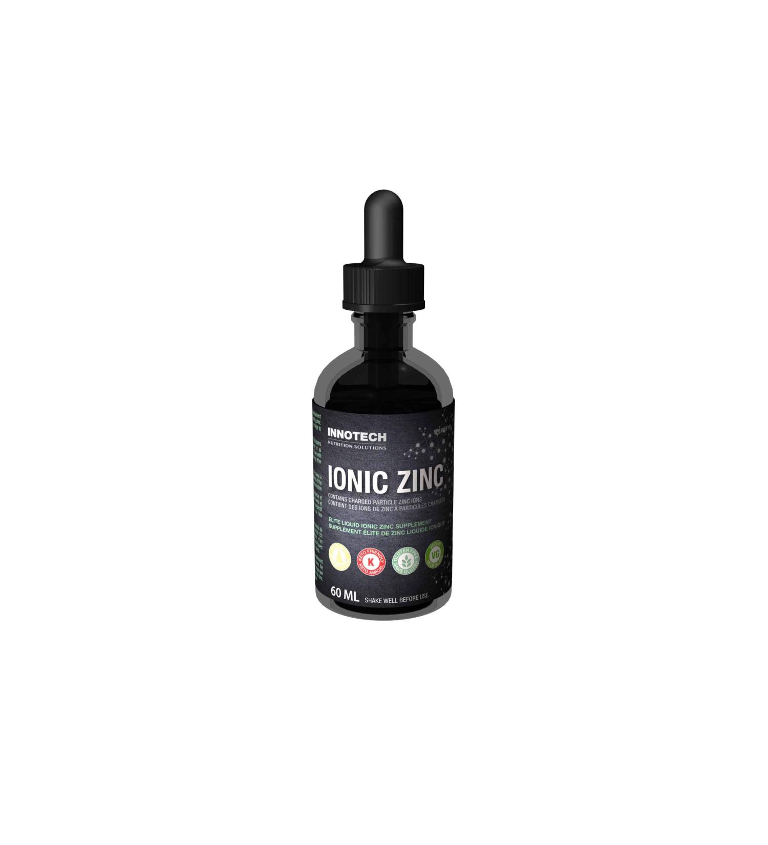 INNOTECH Nutrition Liquid Ionic Zinc - 60 ml | Boost Immunity & Health - Buy Online on GoSupps.com
