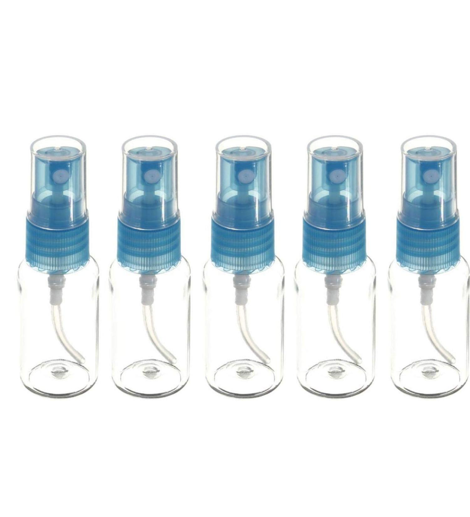 5pcs Plastic Spray Bottles 50ml Small Bottles for Makeup Skin Care Refillable Bottle Tools Random Color - Buy Online on GoSupps.com