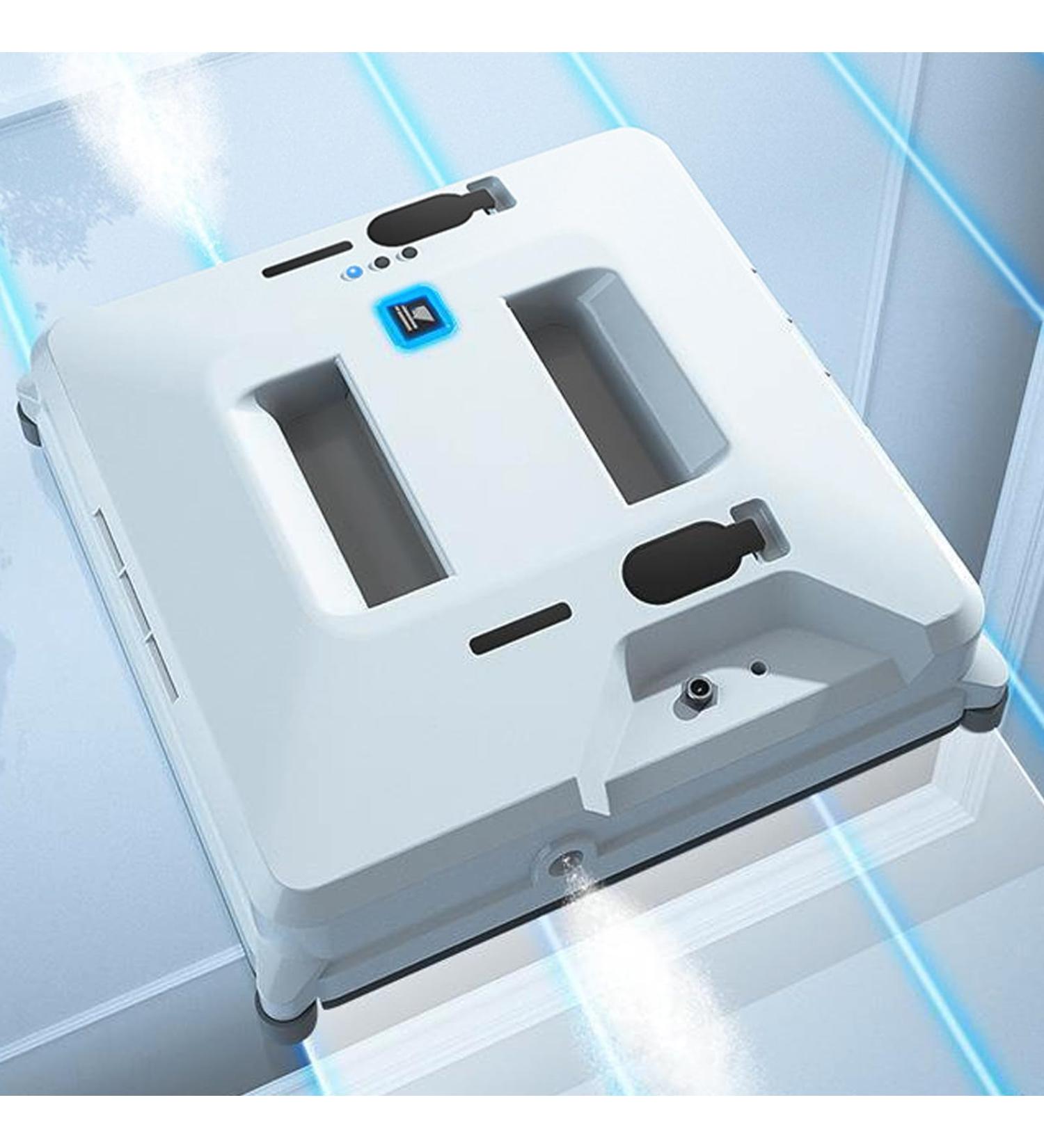 emobwdy Window Cleaner Robot Square Smart Glass Cleaning Robotic With 3000pa Strong Suction/4 Cleaning Cloths Remote Control Window Cleaning Robot For Windows/Tiles/Class Door White - Buy Online on GoSupps.com