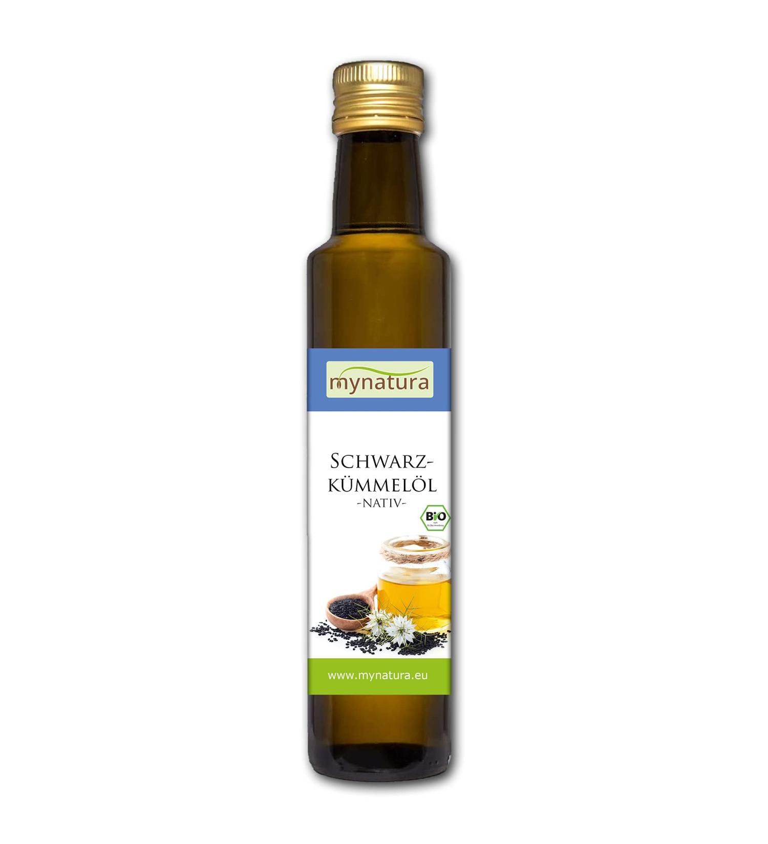 mynatura Mynatura Organic Black Seed Oil - Superior Quality Fat-Relieving Aids - 500 ml - 1 x 500 ml bottle - Buy Online on GoSupps.com
