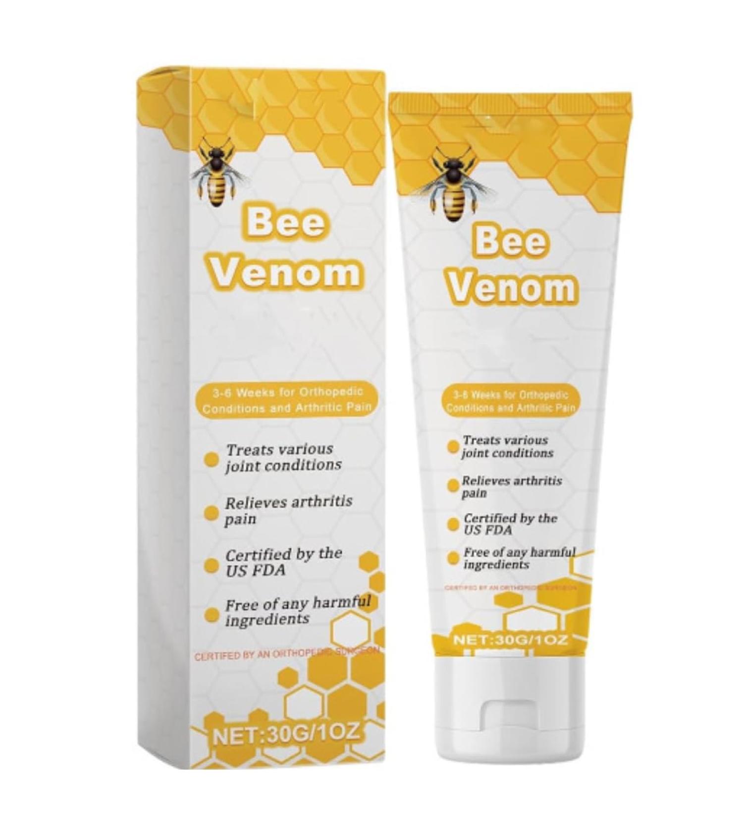 KARLOR Bee Venom Gel Body Cream Joint Therapy Gel Bee Venom Ointment Bee Venom Gel for Shoulder Neck Cervical Spine Wrist - Buy Online on GoSupps.com