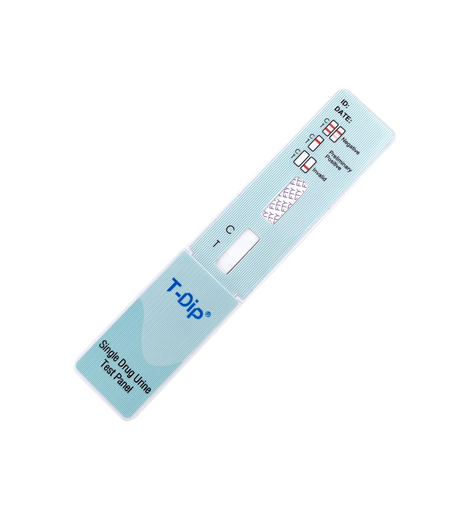 HelsRx T-Tip FTY Fentanyl Urine Test - 25 Count Single Panel, 5 Min Results, 99% Accuracy - Buy Online on GoSupps.com