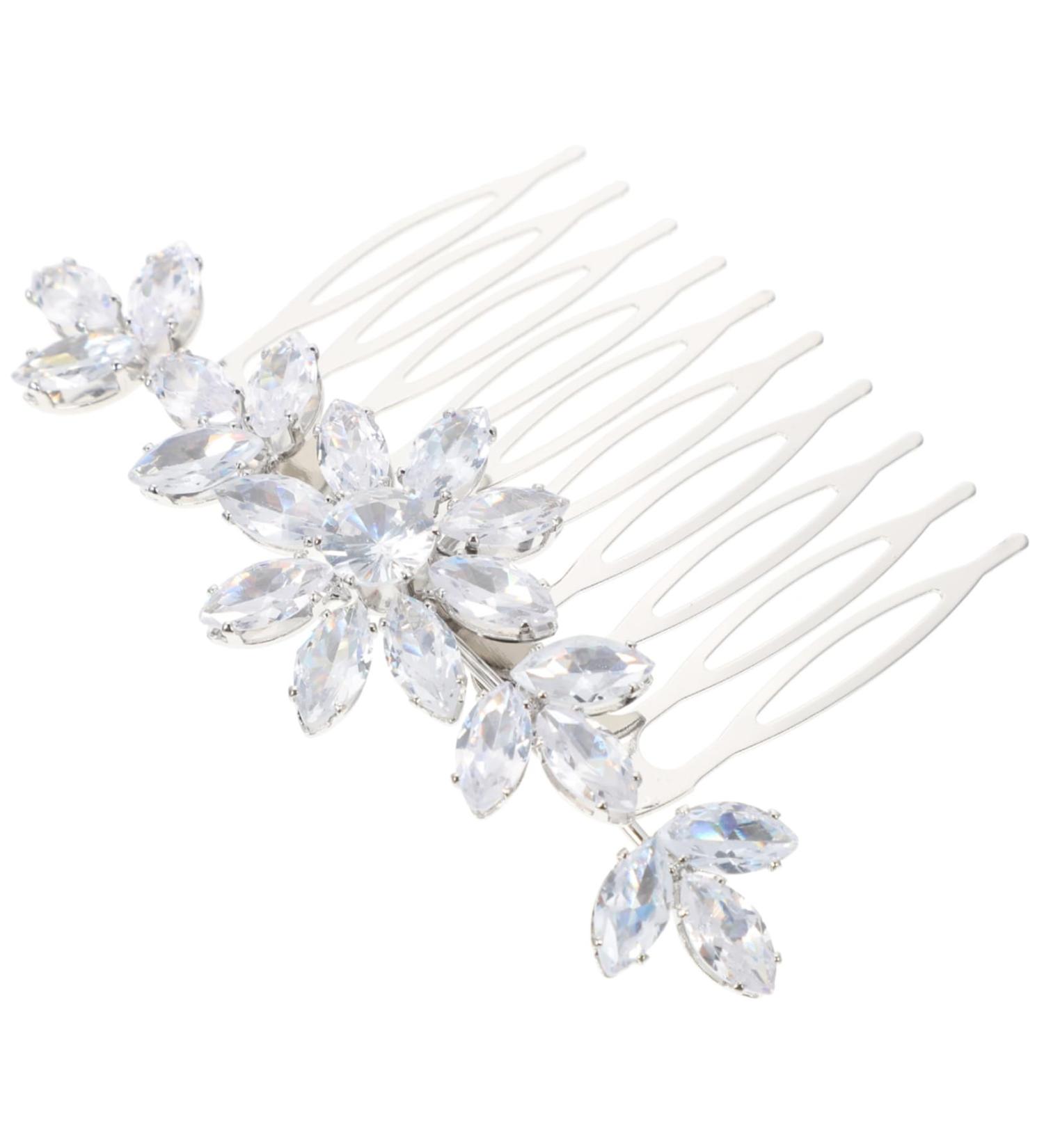 Didiseaon Bangs Comb Hair Flowers for Women Wedding Hair Clip for Wedding Decorative Hair Clips Hair Comb for Women Hairbrushes for Woman Bridesmaid Rhinestones Accessories Aluminum Alloy - Buy Online on GoSupps.com