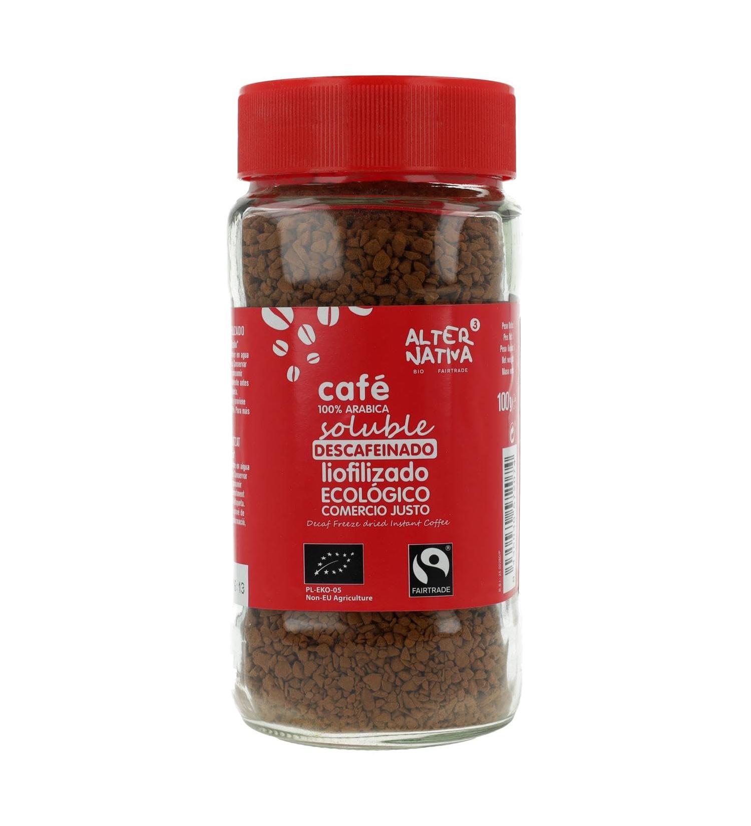  AlterNativa3 AlterNativa3 Freeze Dried Organic Decaffeinated Coffee - 100g - Buy Online on GoSupps.com