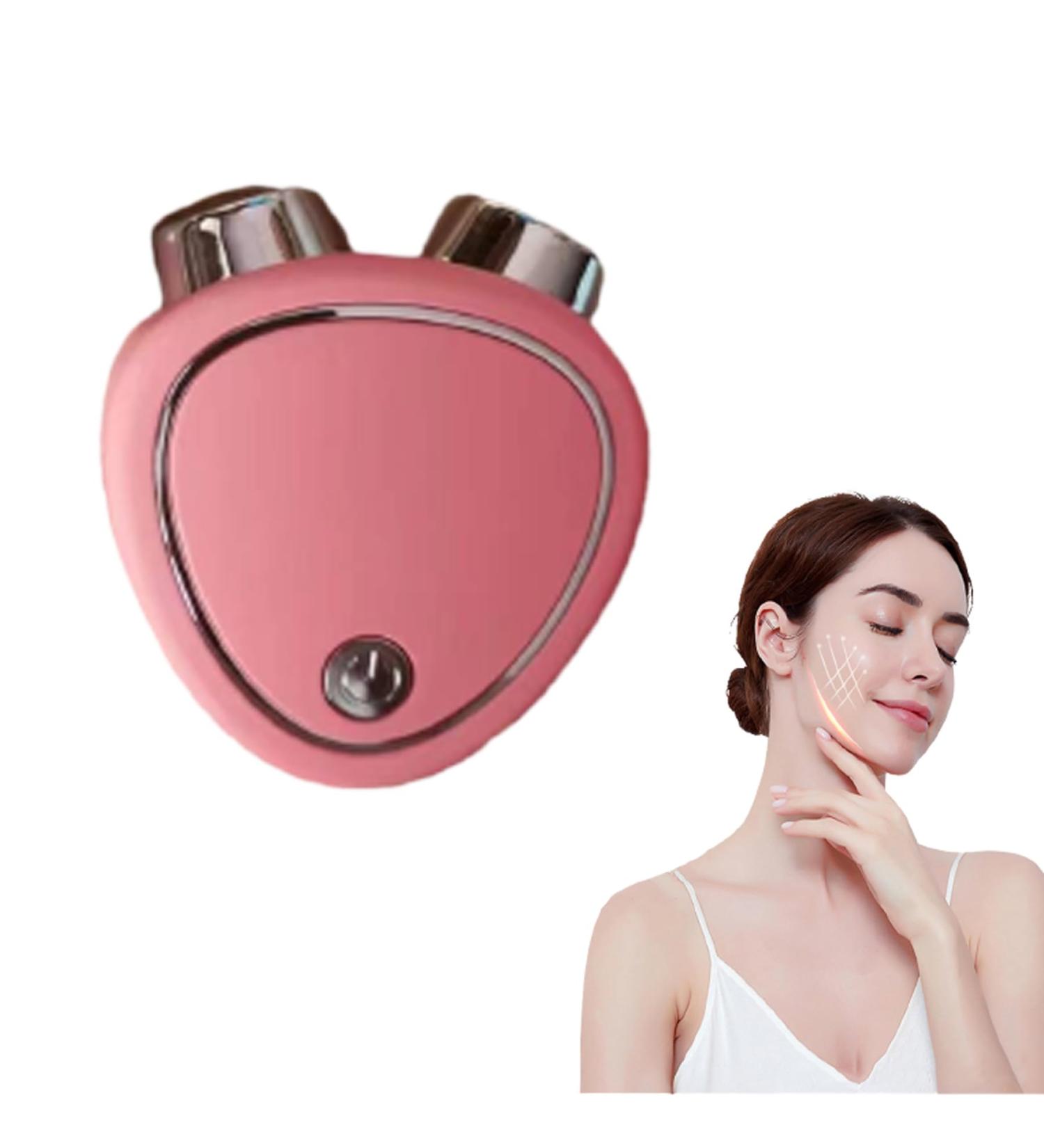 Skindion Levantamiento Facial Skindion - Skindion Levantamiento Facial Con Microcorriente Antiarrugas Rouleau de dispositif facial microcourant Mini masseur rouleau USB Anti- ge (Pink) - Buy Online on GoSupps.com