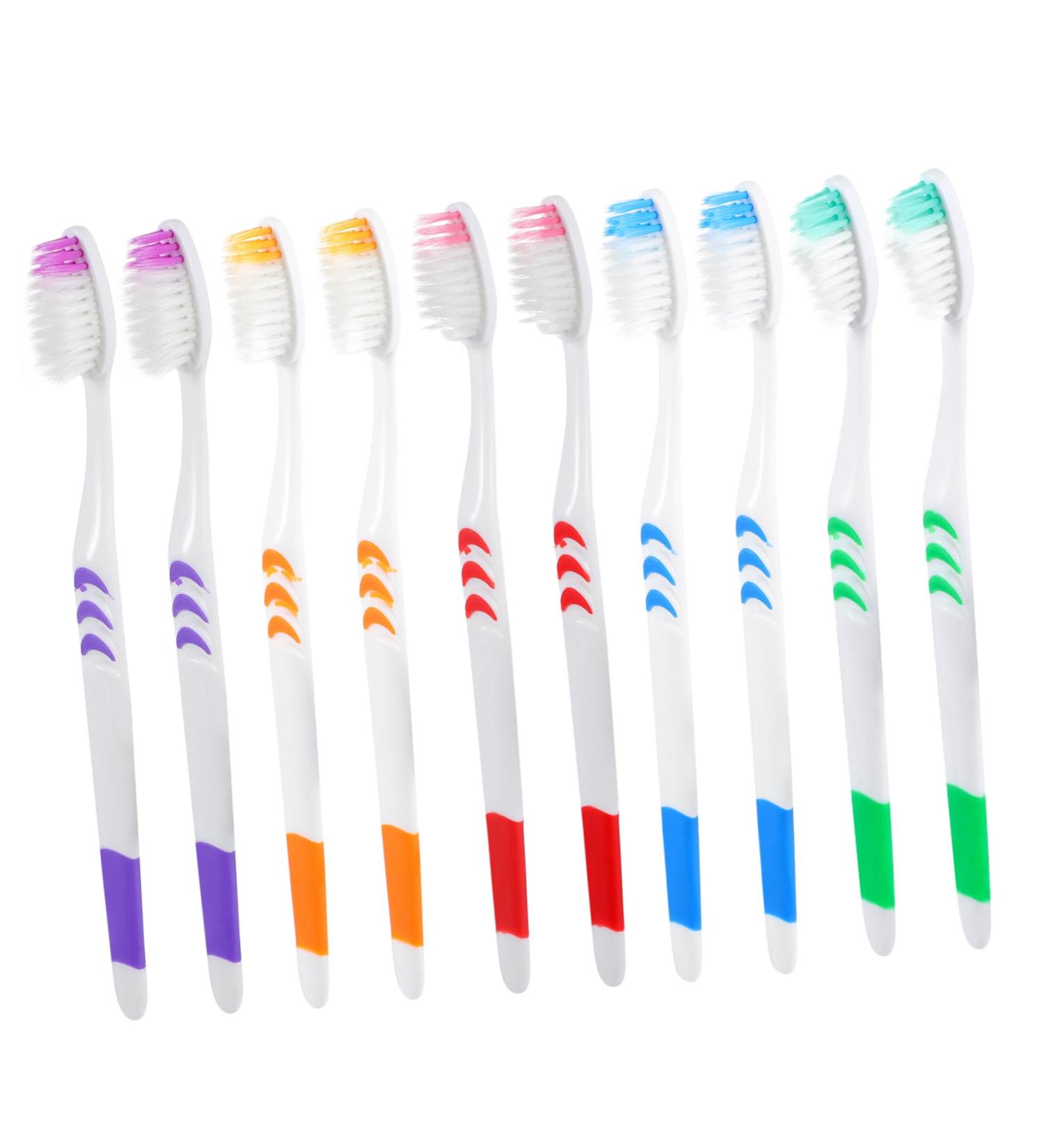 Partykindom Disposable Travel Toothbrushes for Kids - 60 Pack Soft Ultra Bamboo & Coal Cleaning Tools for Oral Care - Buy Online on GoSupps.com