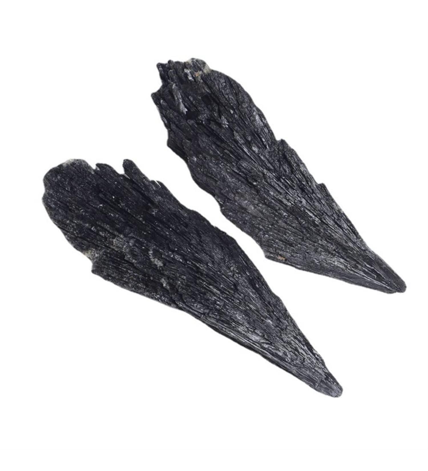 Natural Crystal 1pcs Natural Quartz Feather Shape Black Tourmaline Jet Stone Crystal Cluster Home Decor Collect Minerals Divination ERBDRGAZ (Size : 10-30g) - Buy Online on GoSupps.com
